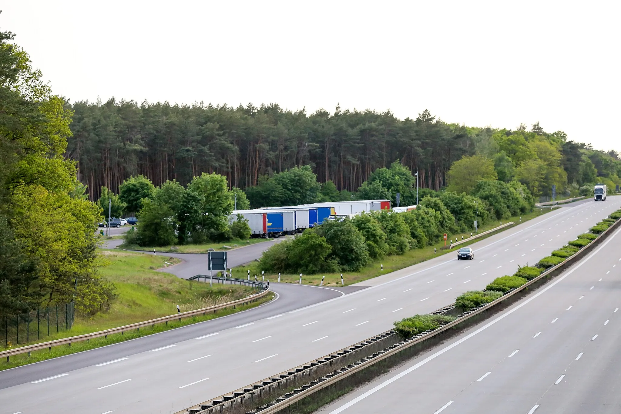 Photo showing: Die Bundesautobahn 2.