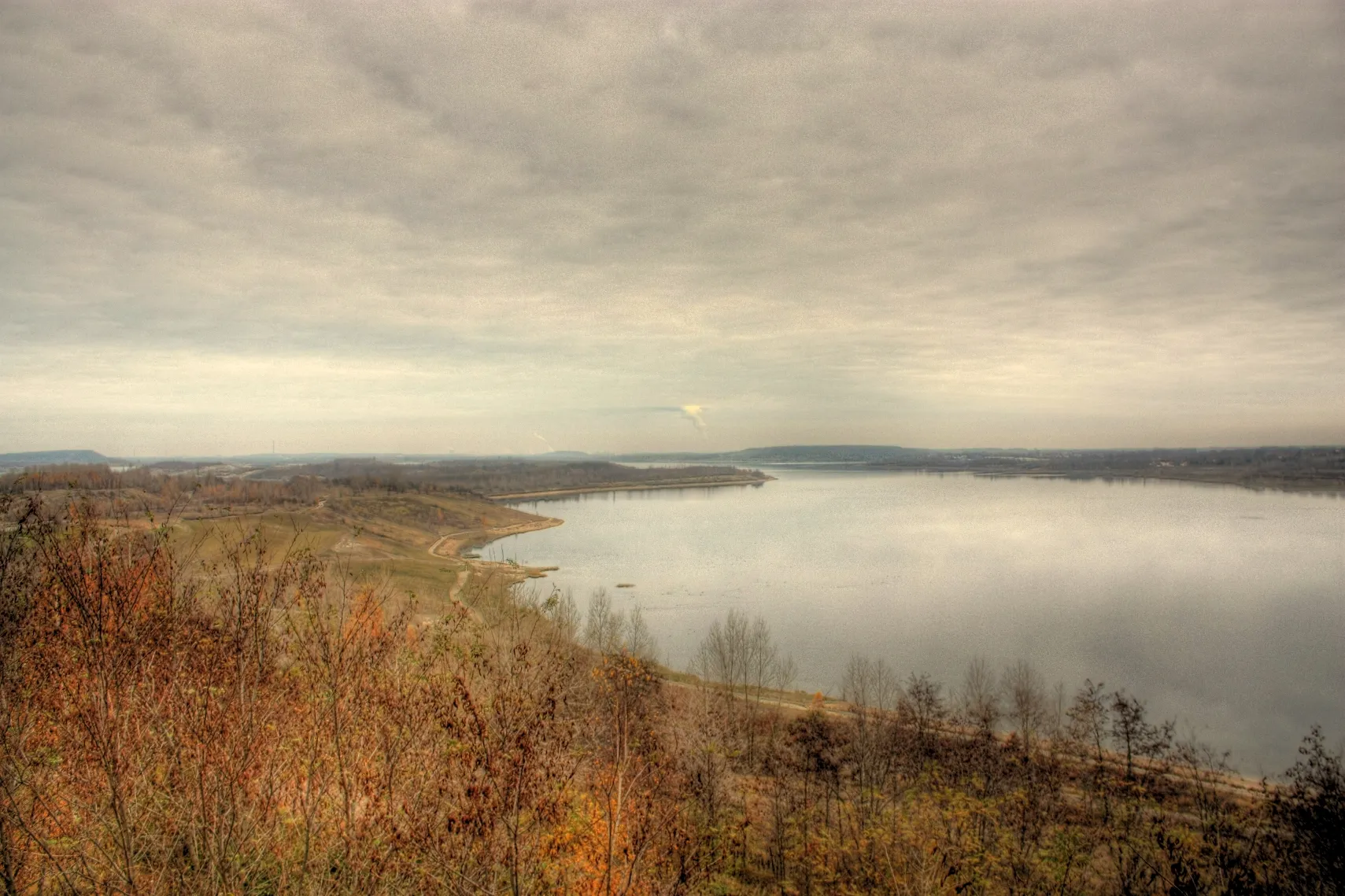 Photo showing: Geiseltalsee, Saxony-Anhalt, Germany, view from viewing tower