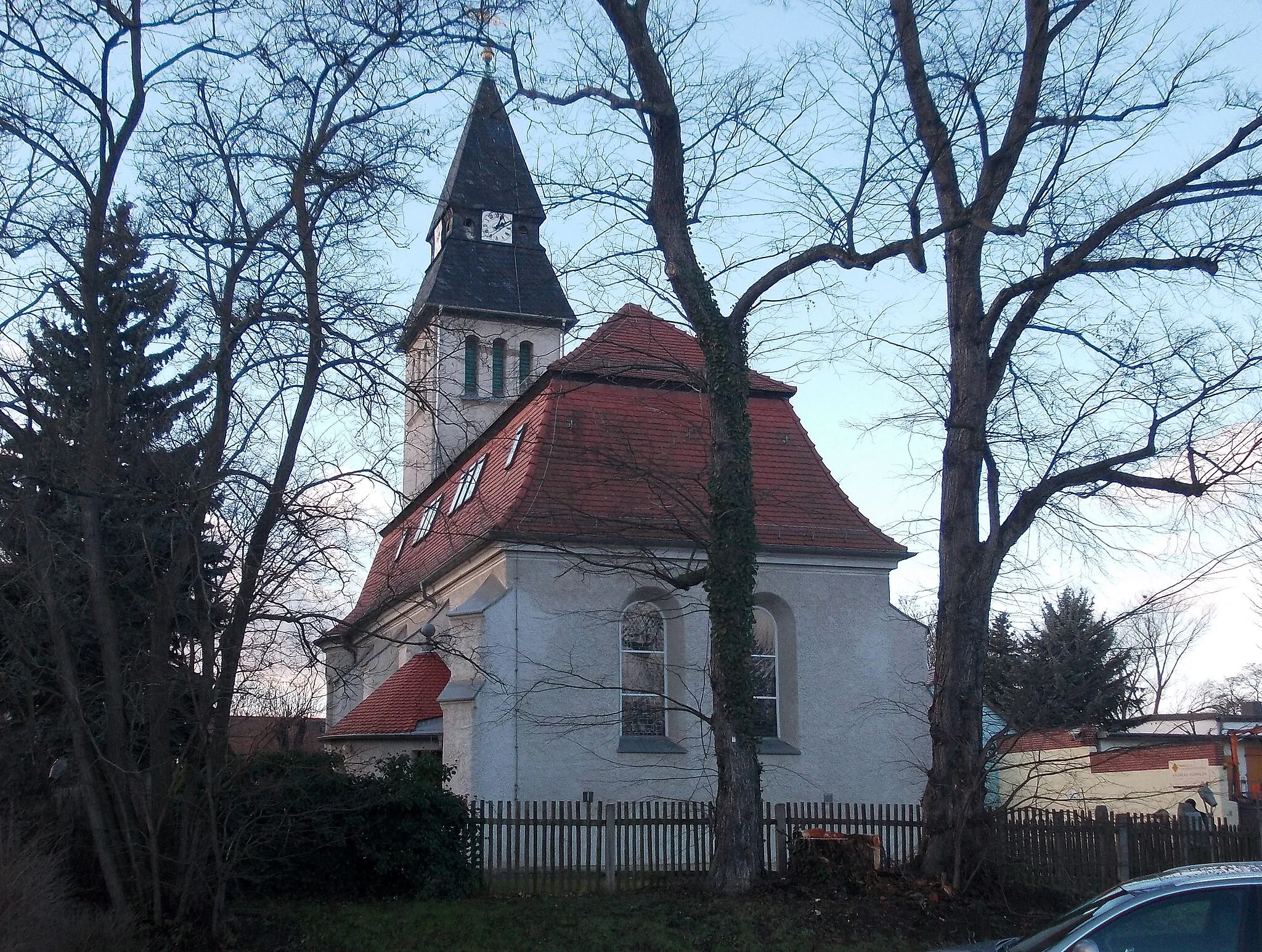 Photo showing: Zweinaundorf church (Leipzig, Saxony)