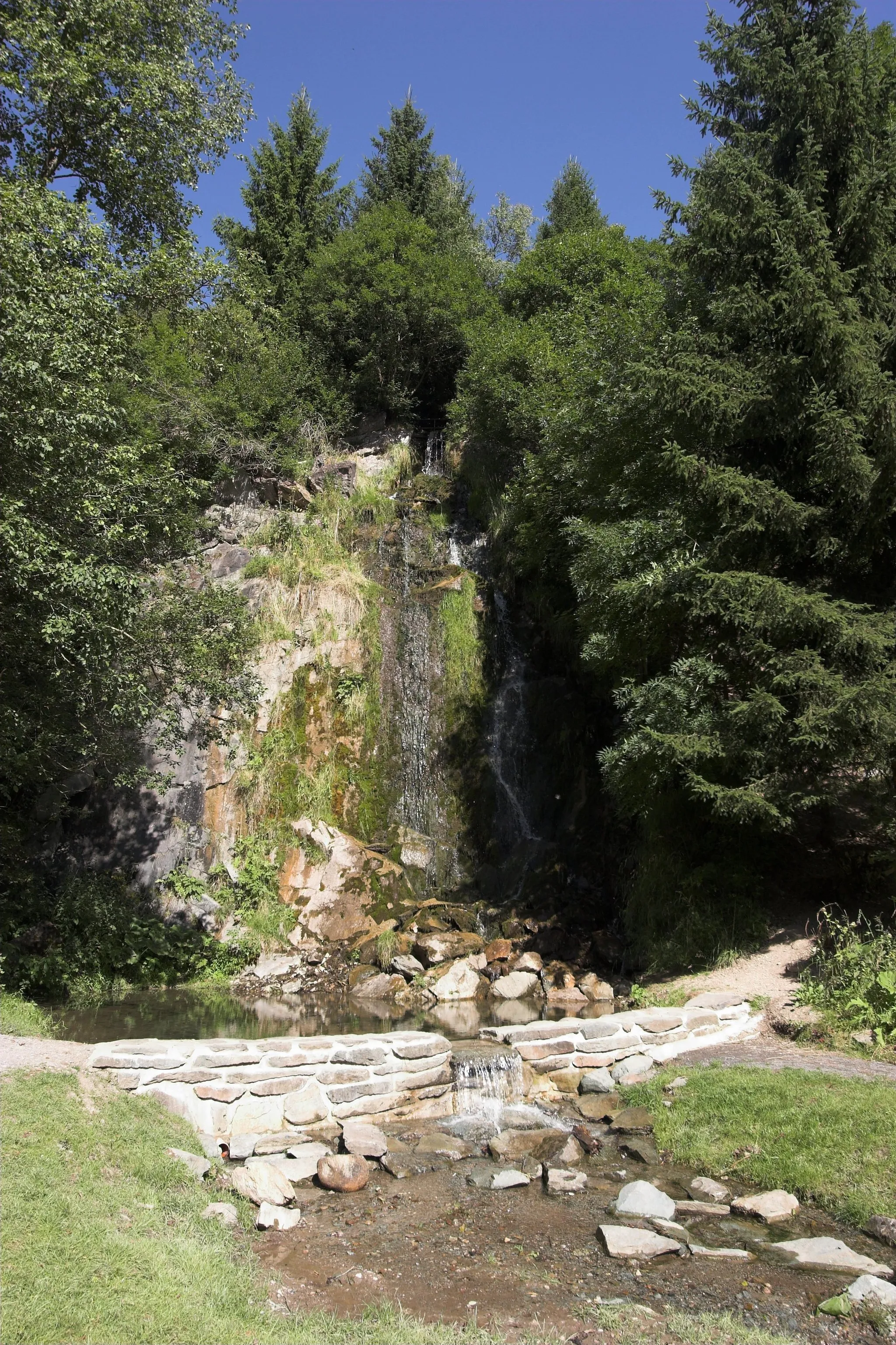 Photo showing: Wasserfall Königshütte (Harz)