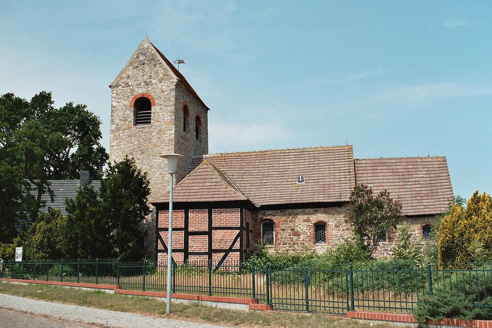 Photo showing: Lostau (Möser), the village church