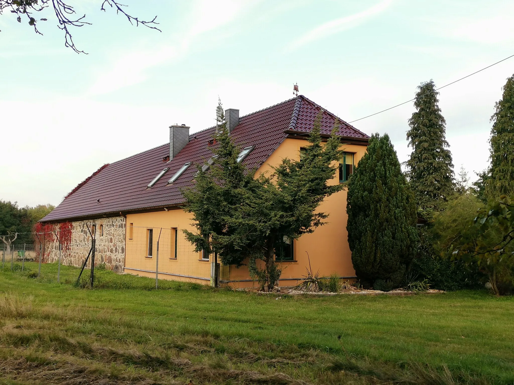 Photo showing: Denkmalgeschütztes Vorwerk Raben, Wiesenburg/Mark