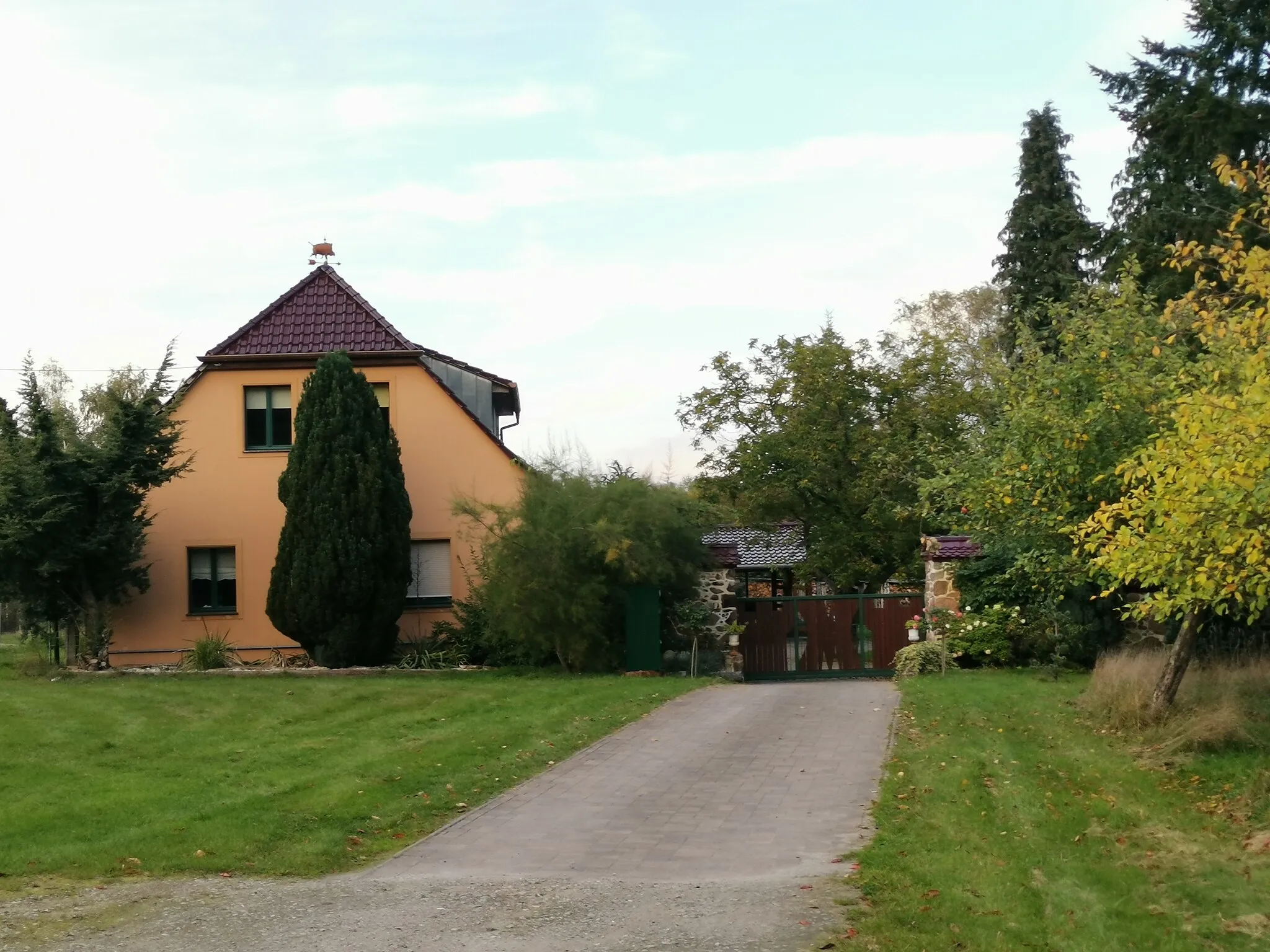 Photo showing: Denkmalgeschütztes Vorwerk Raben, Wiesenburg/Mark