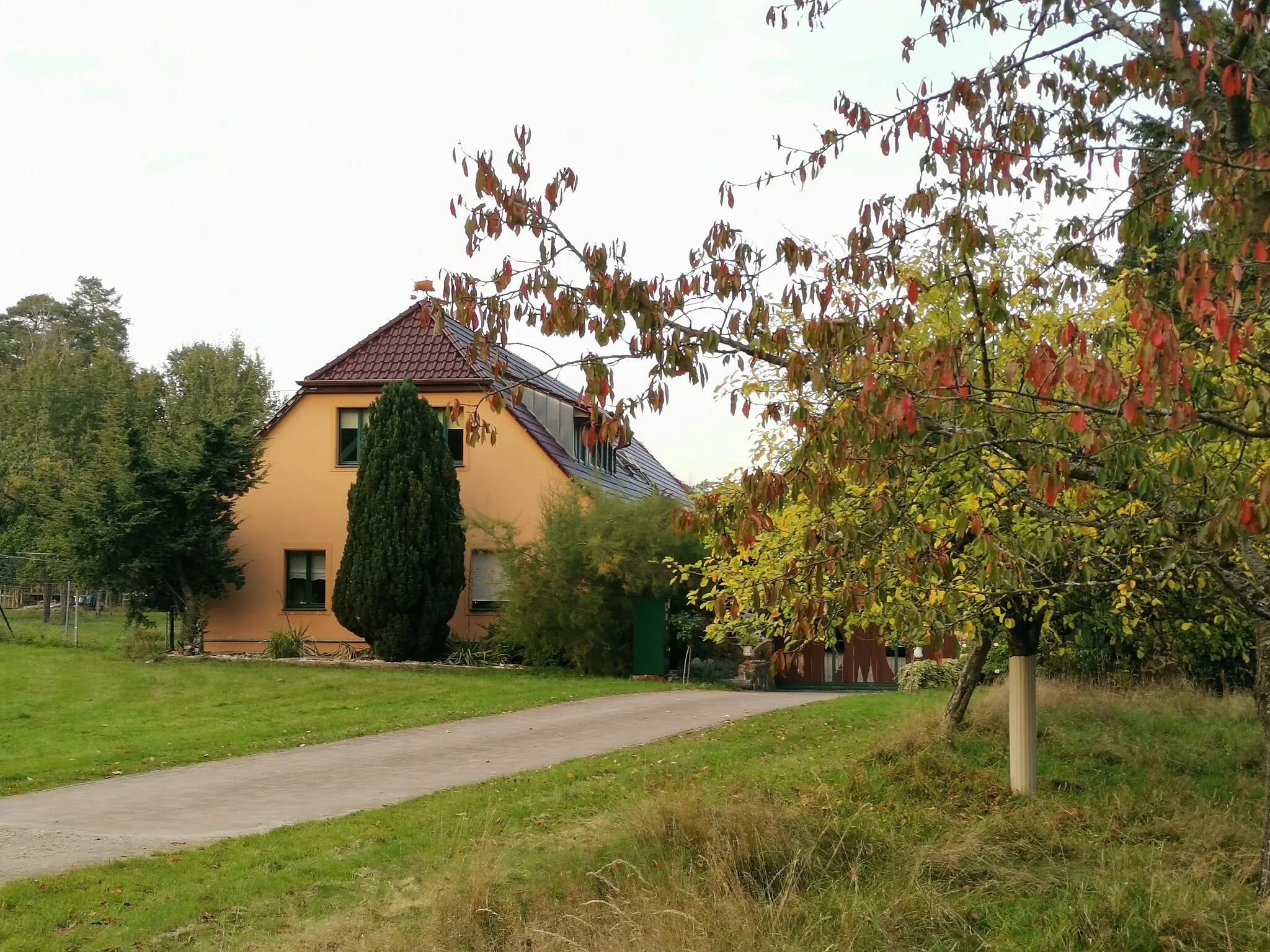 Photo showing: Denkmalgeschütztes Vorwerk Raben, Wiesenburg/Mark