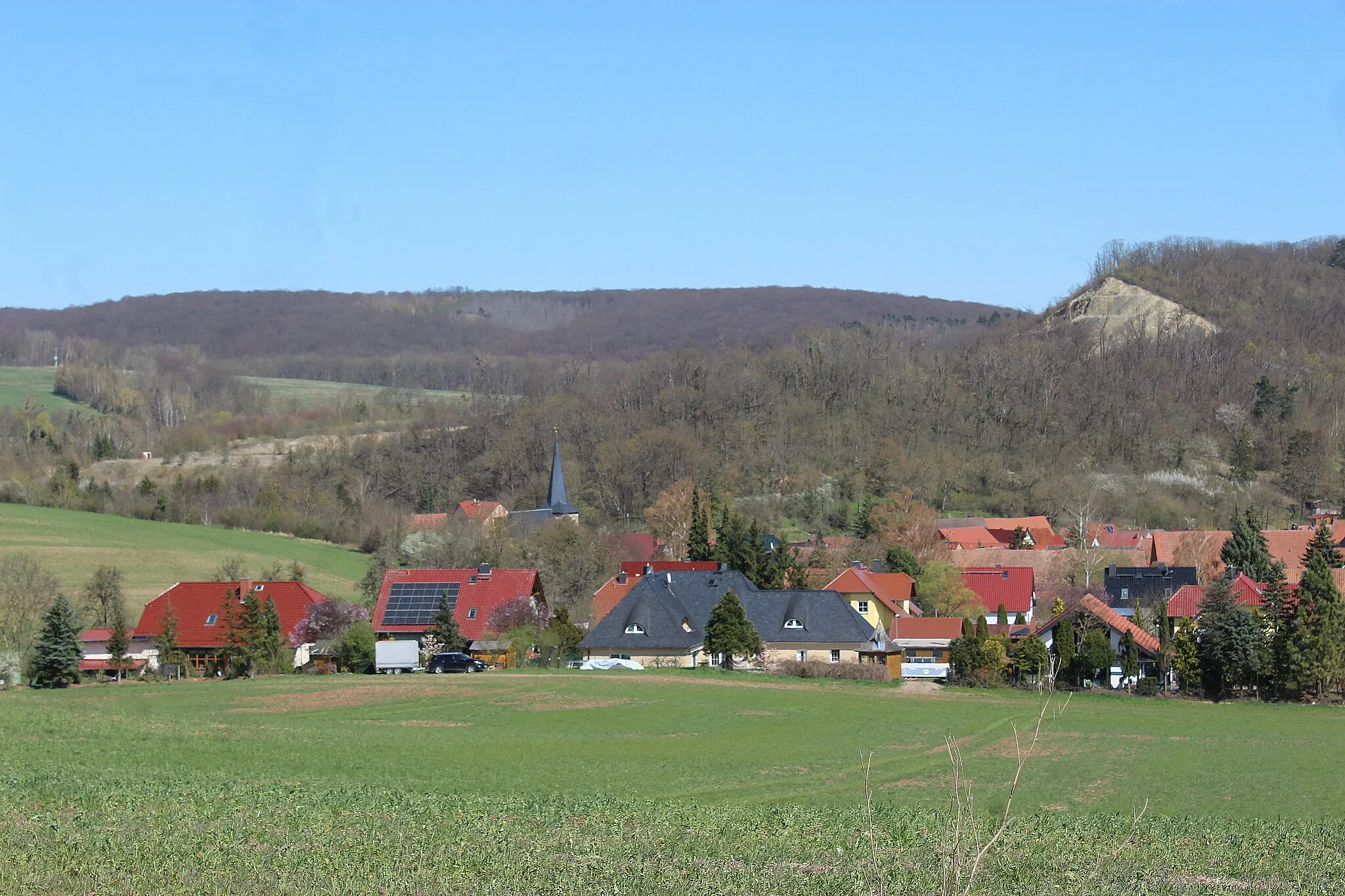 Photo showing: Burgwenden, village view