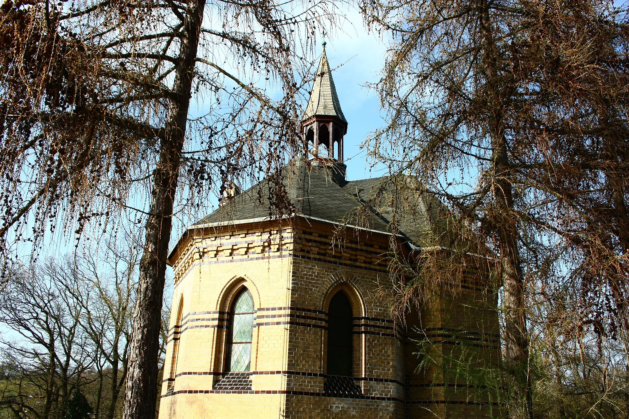 Photo showing: die Friedhofskapelle in Stangerode