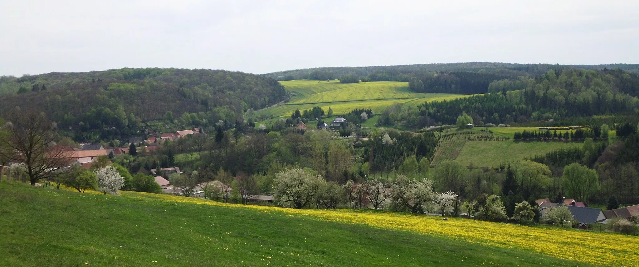 Photo showing: Blick auf Stangerode, Stadt Arnstein