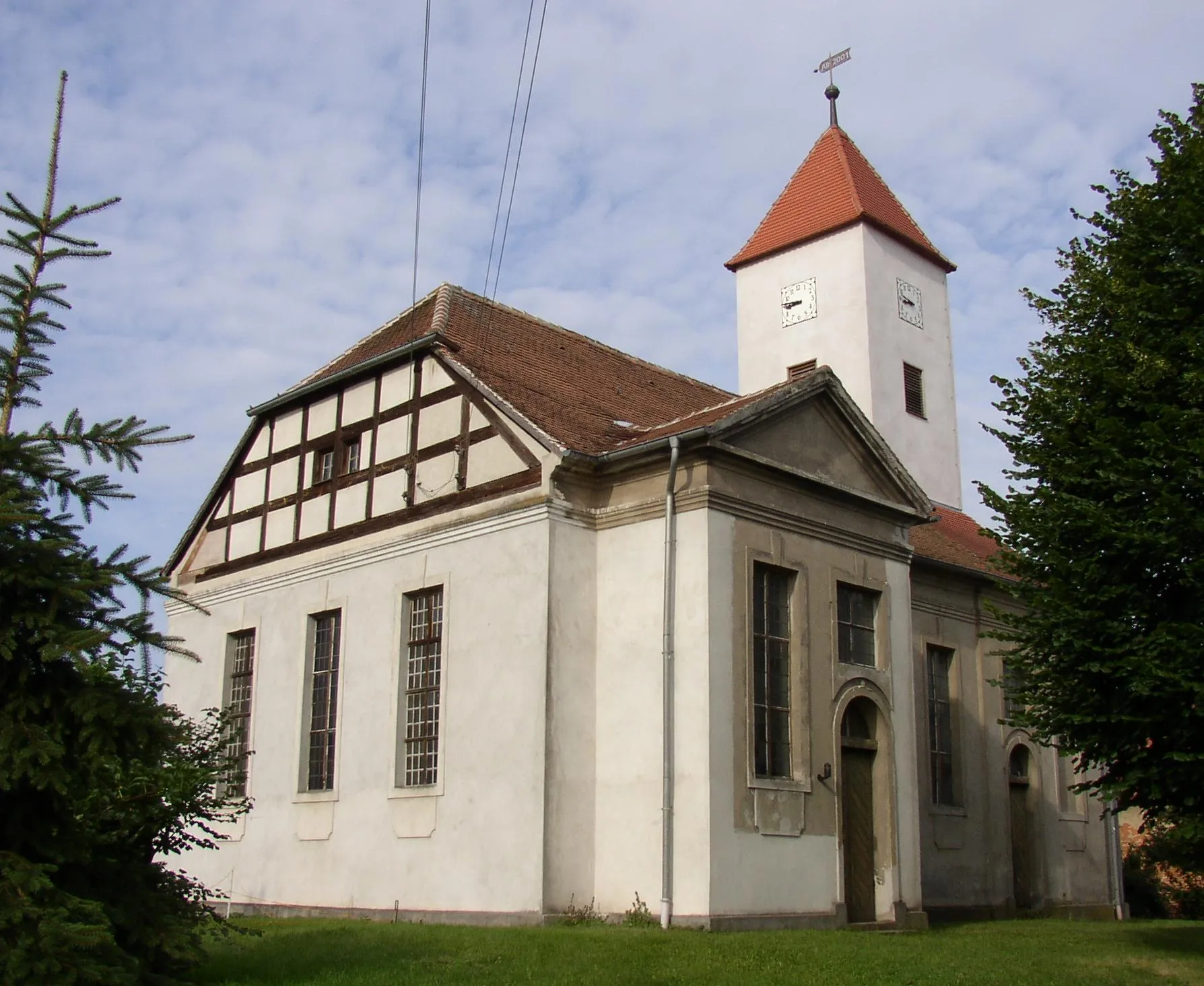 Photo showing: Church in Paplitz in Saxony-Anhalt, Germany