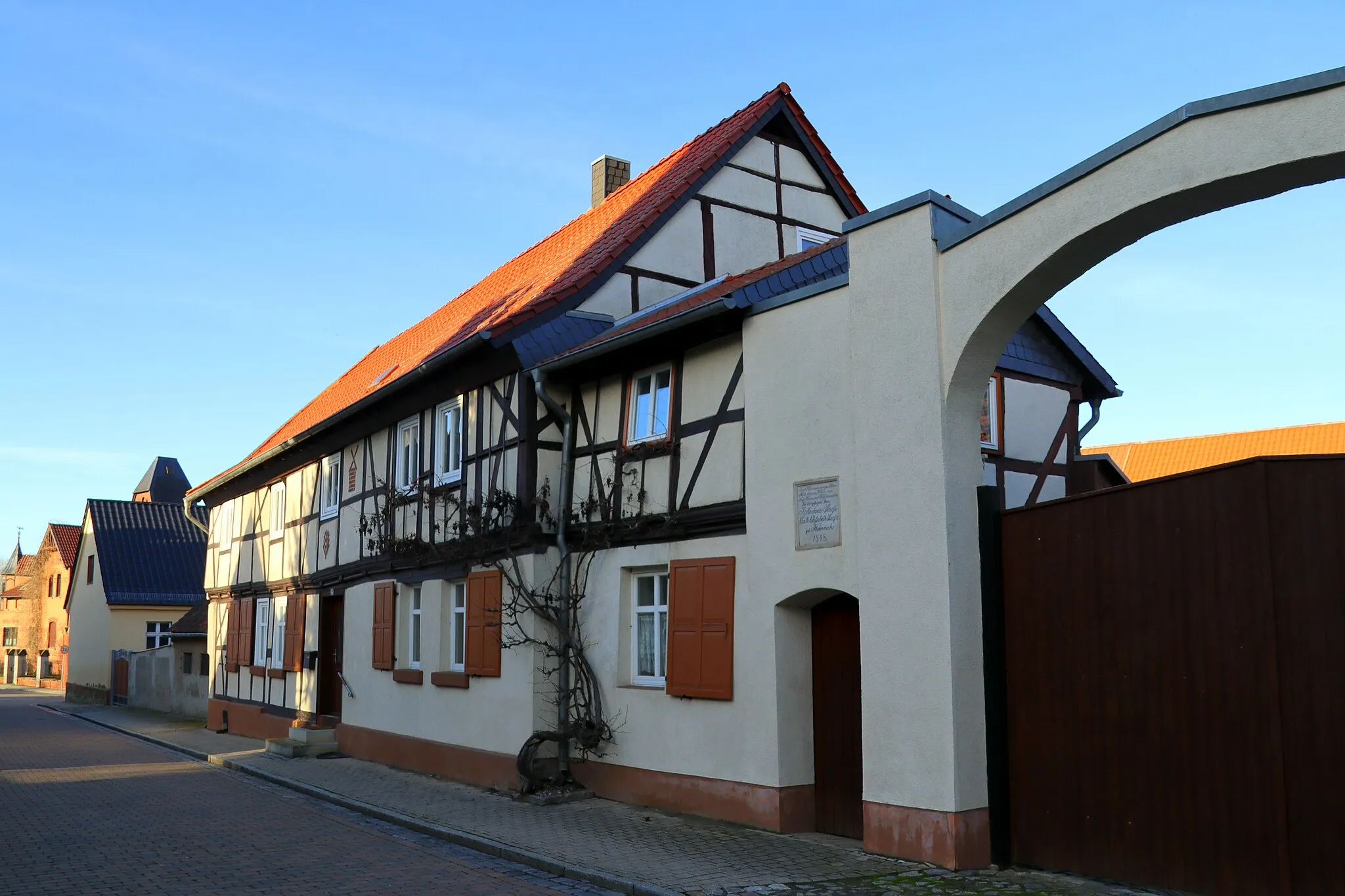 Photo showing: Bauernhof Rabbethgestraße 25 Zuckerdorf Klein Wanzleben