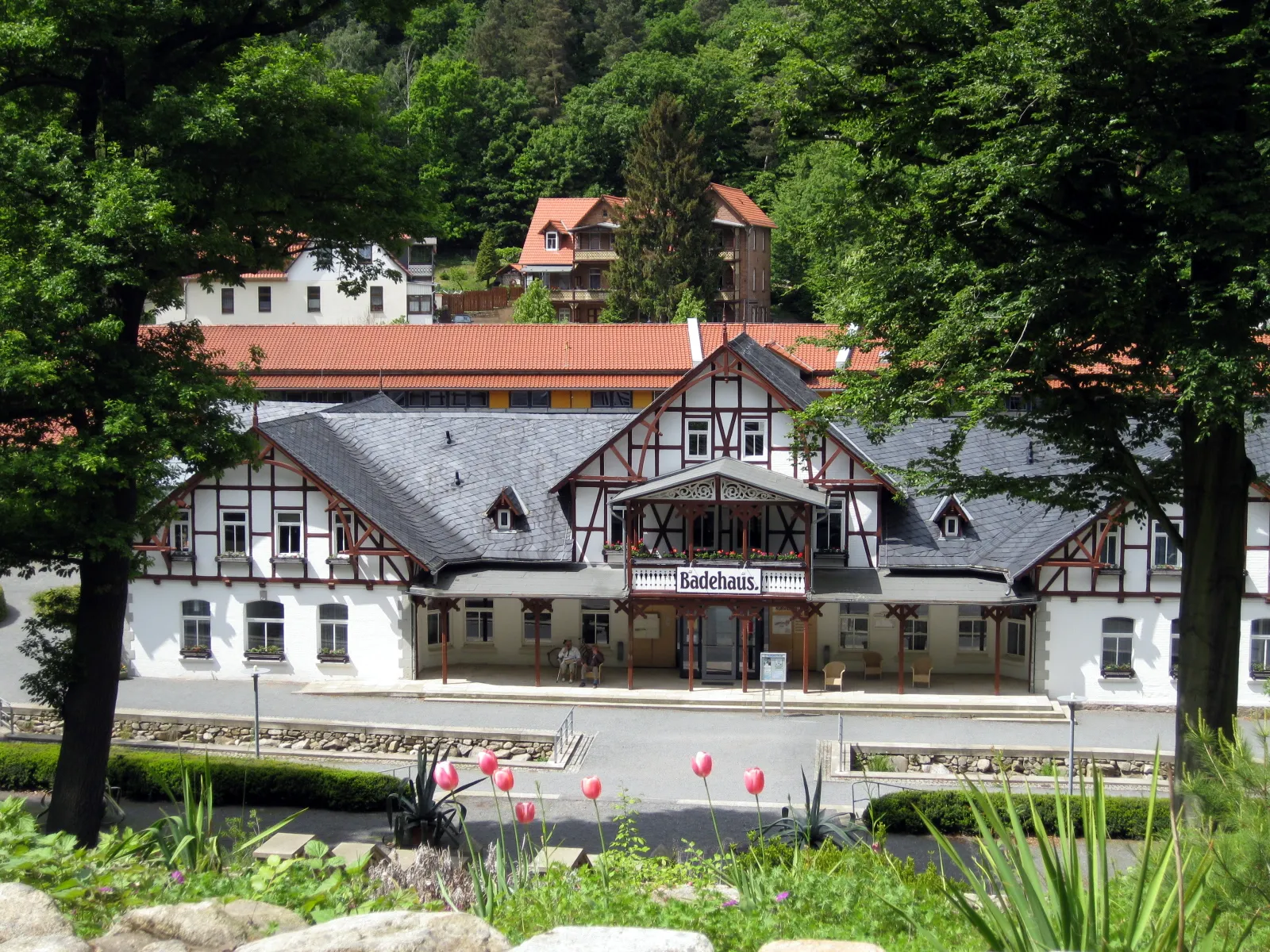 Photo showing: Badehaus im Kurpark