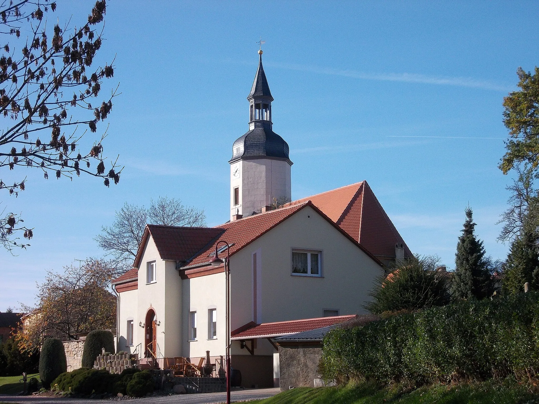 Photo showing: Hollsteitz church (Kretzschau, district: Burgenlandkreis, Saxony-Anhalt)