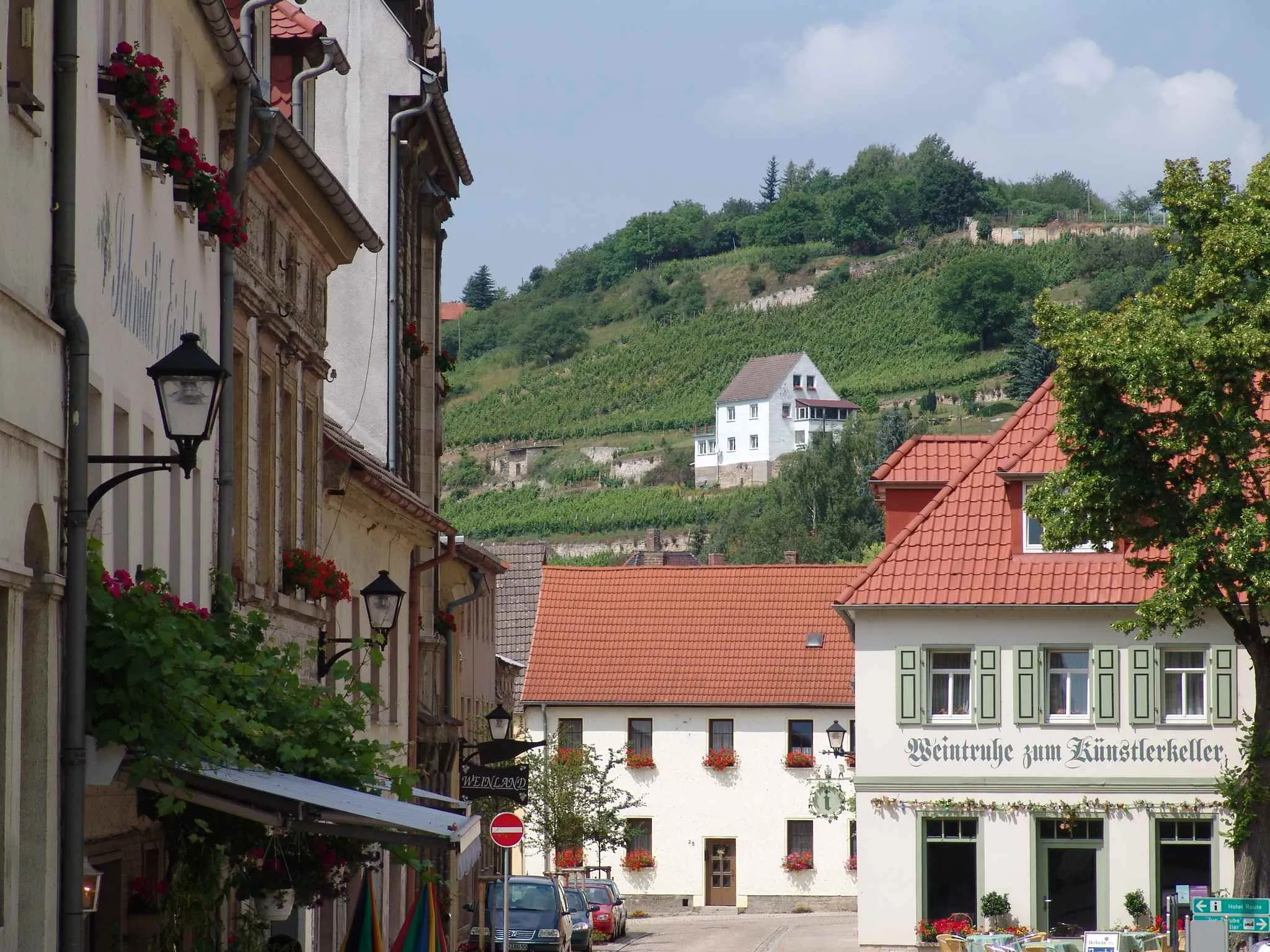 Photo showing: Blick vom Markt in Freyburg/Unstrut (2005)