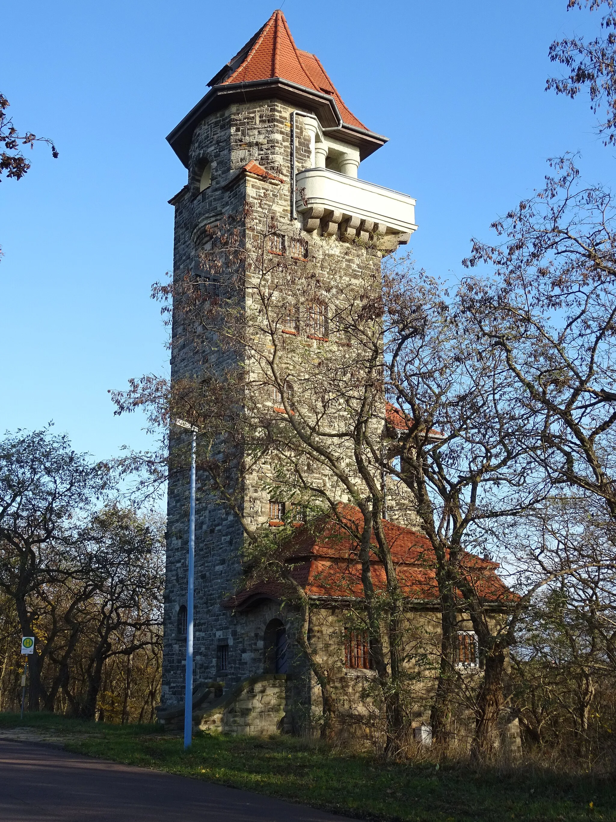 Photo showing: Der Aussichtsturm Keßlerturm in Bernburg (Saale).