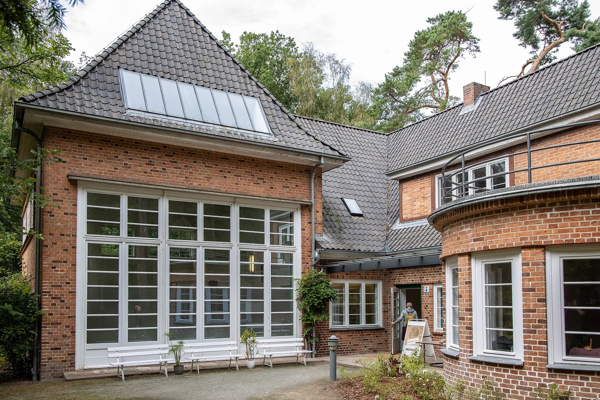 Photo showing: Barlach Atelierhaus, Außenansicht, Blick auf das ehemalige Atelier (links), Güstrow, Mecklenburg-Vorpommern