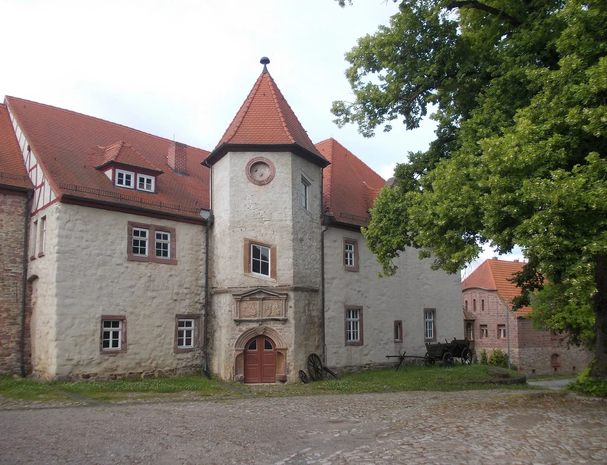 Photo showing: Klosterrode estate (Blankenheim, Mansfeld-Südharz district, Saxony-Anhalt)