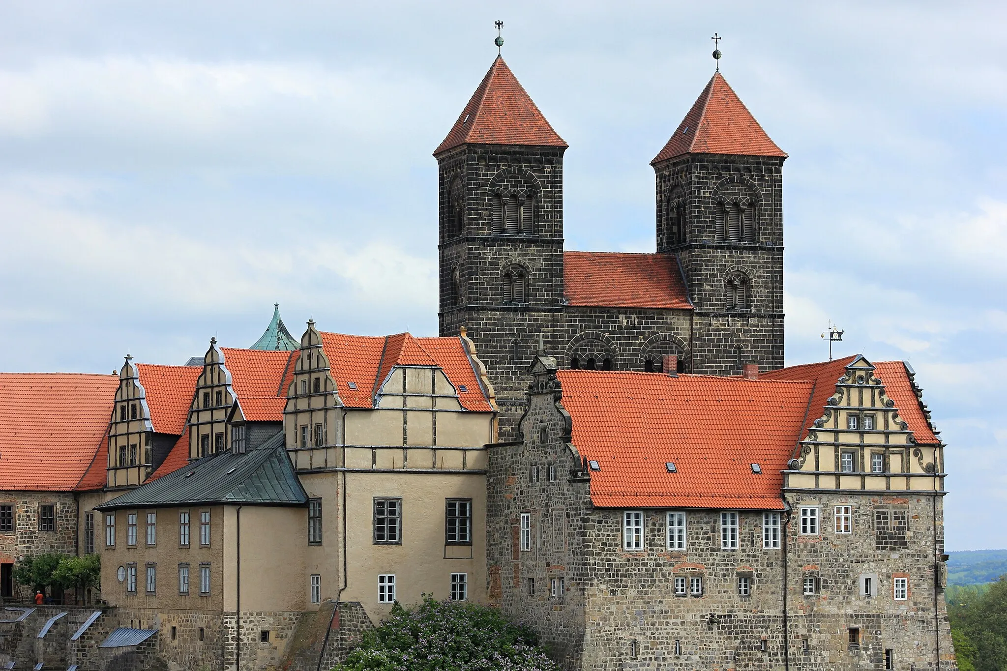 Photo showing: Quedlinburg - Schloss und Stiftskirche.