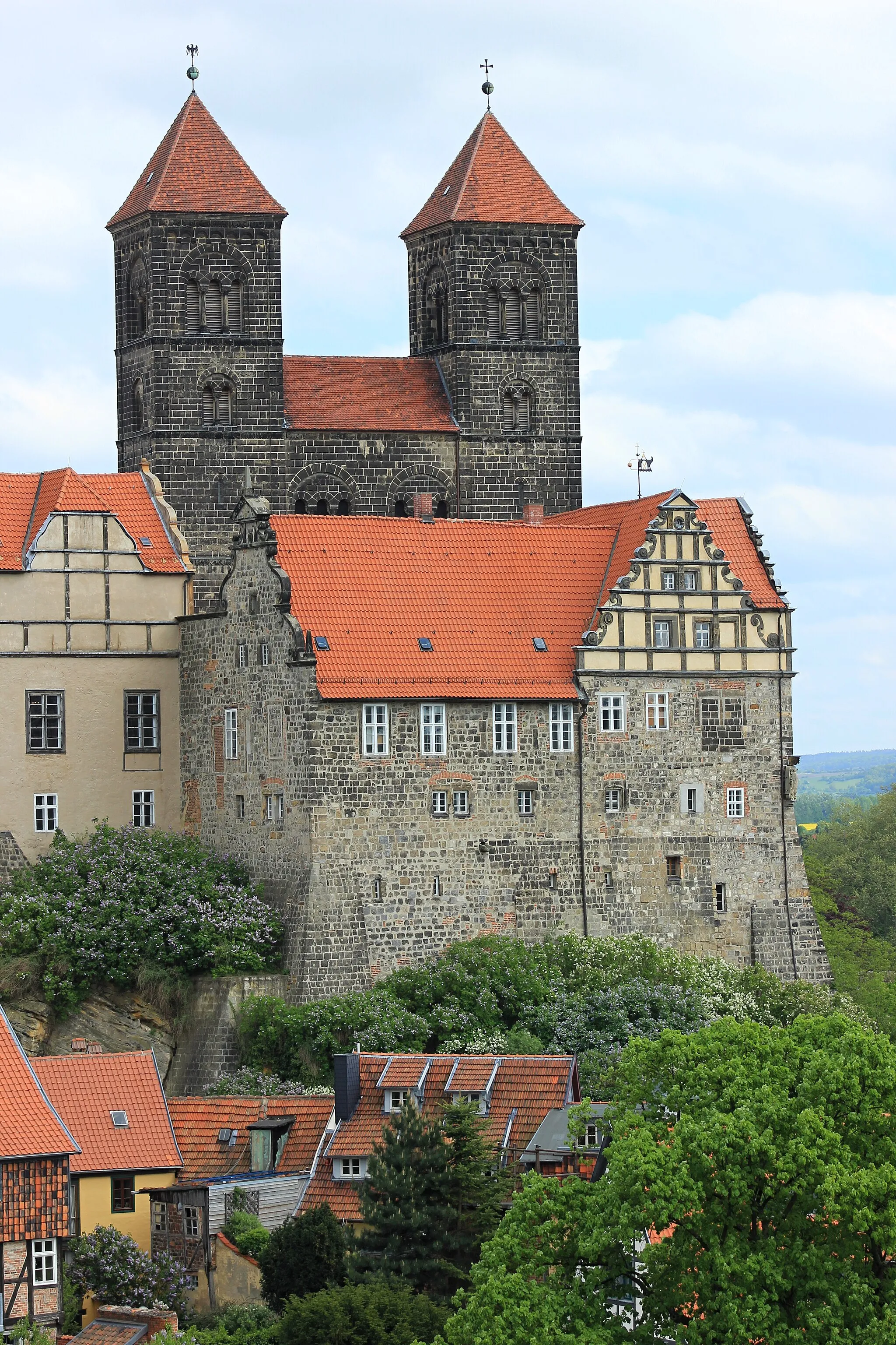 Photo showing: Quedlinburg - Schloss und Stiftskirche. Sachsen-Anhalt.