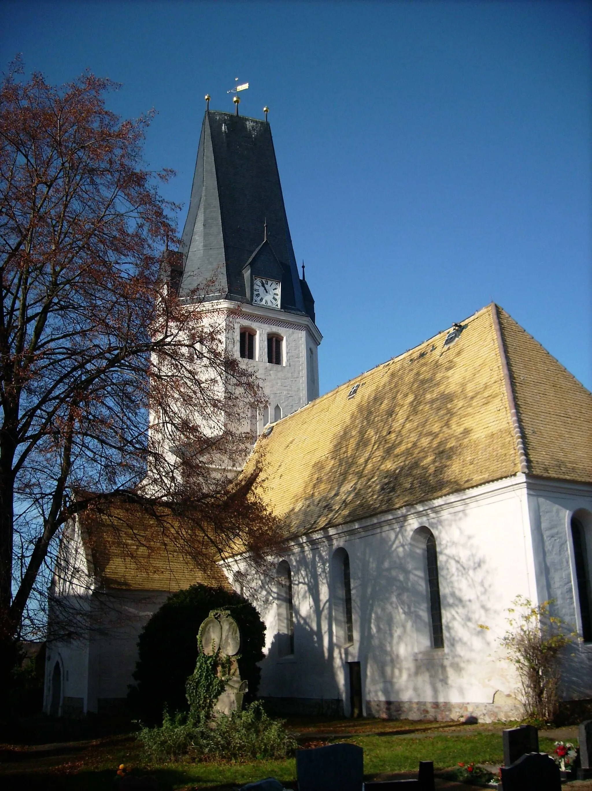 Photo showing: Church in Wiedemar (Nordsachsen district, Saxony)