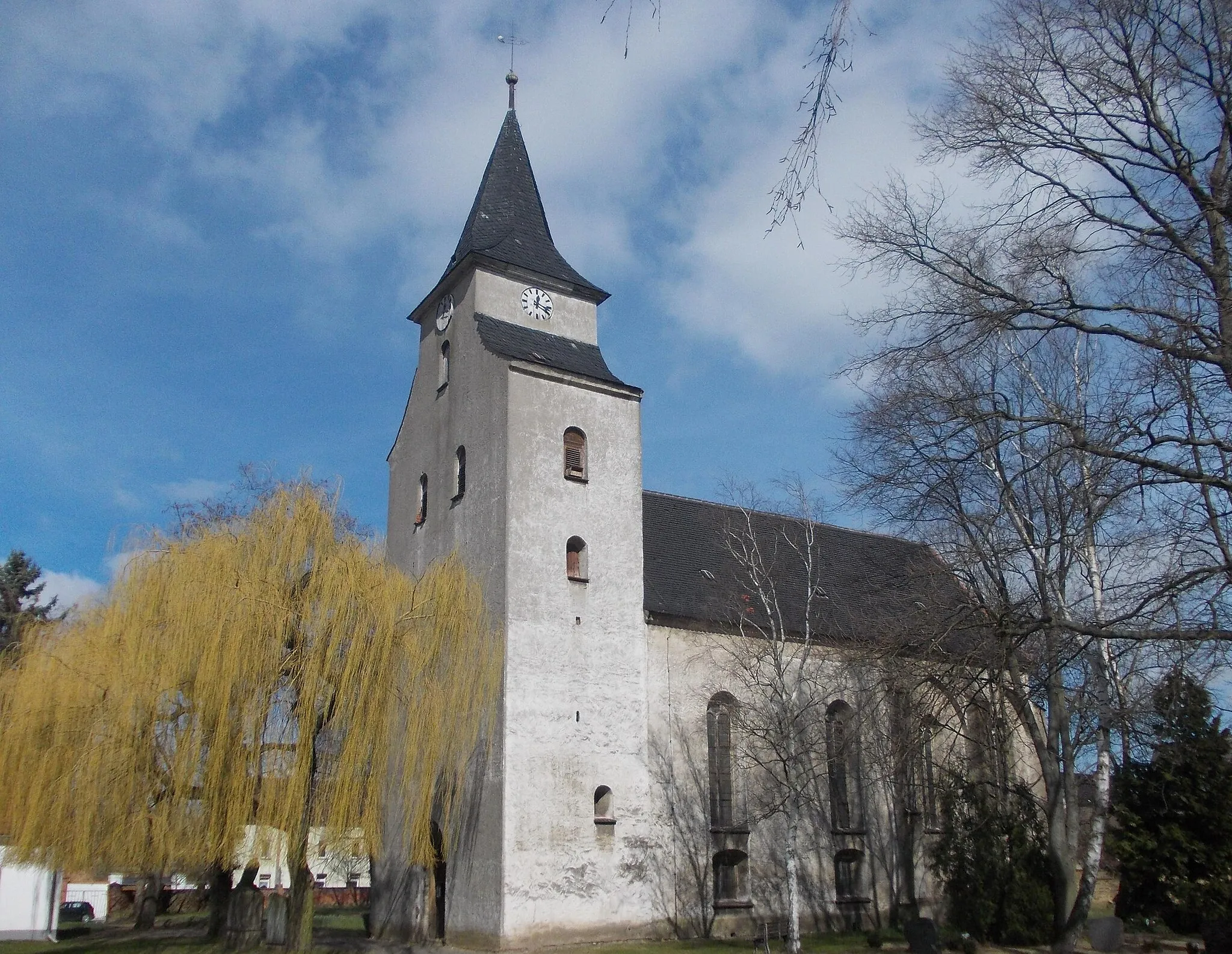 Photo showing: Brinnis church (Schönwölkau, Nordsachsen district, Saxony)