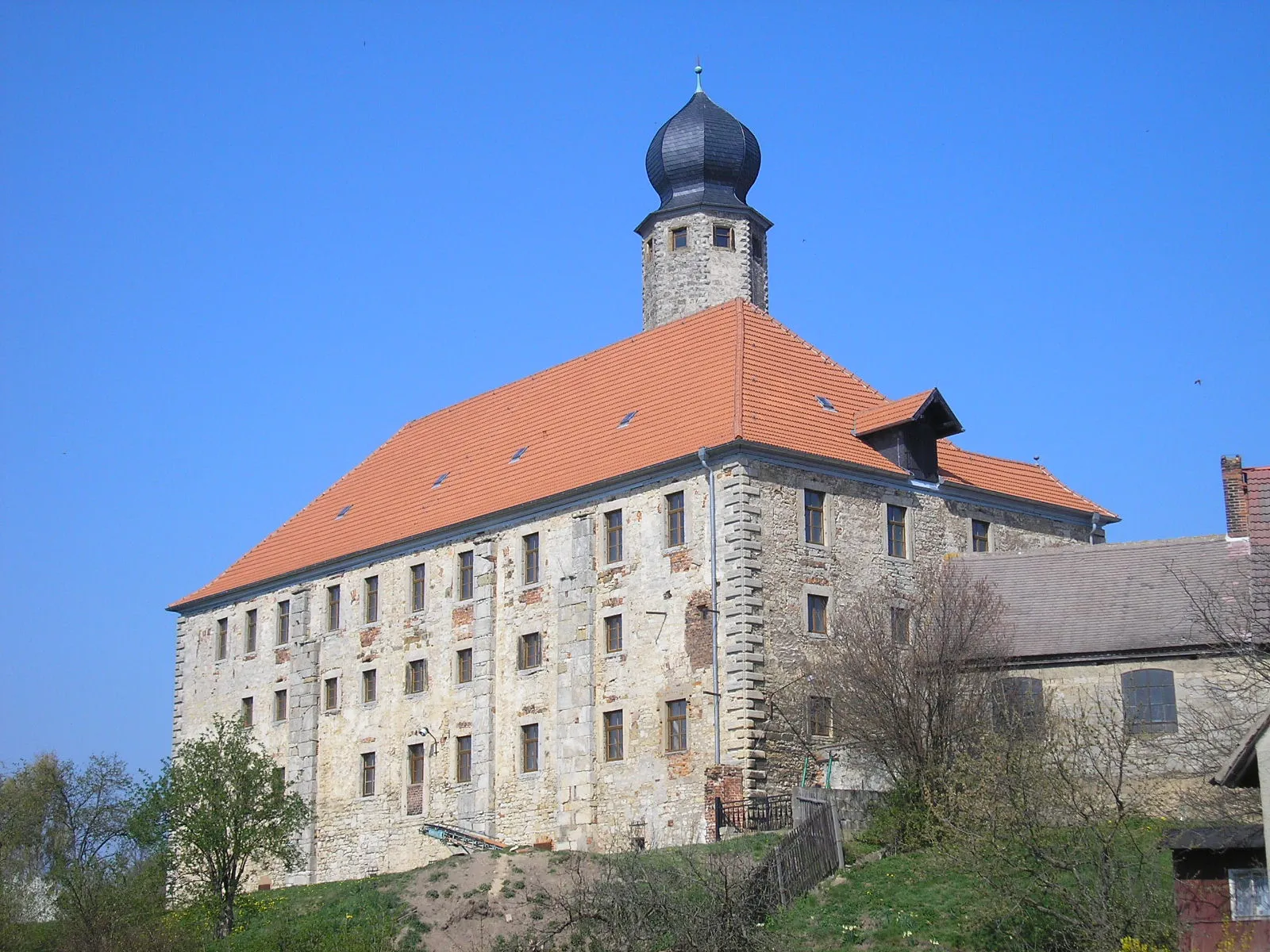 Photo showing: Das ehemalige Rentamt von Frauenprießnitz (Thüringen).