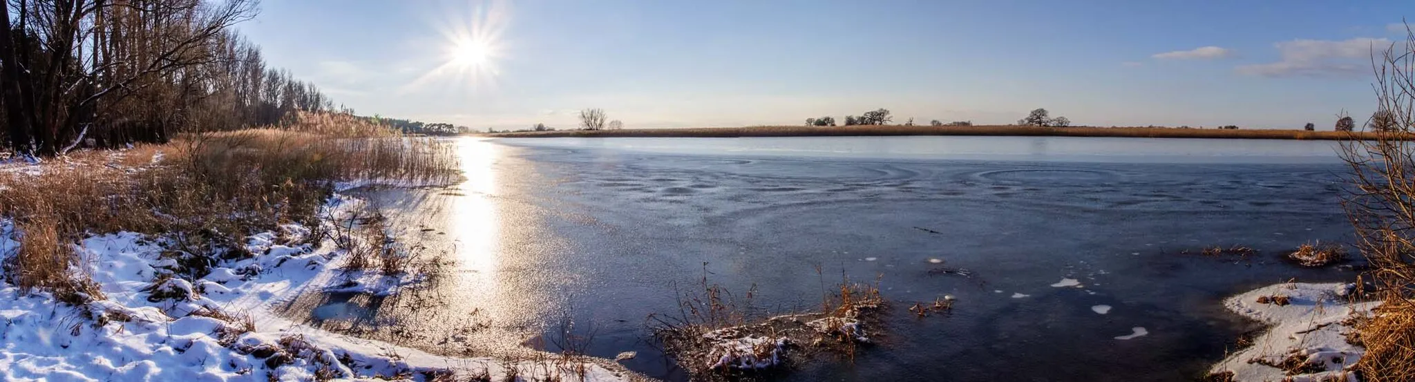 Photo showing: Bucher Brack near Klietznick in winter