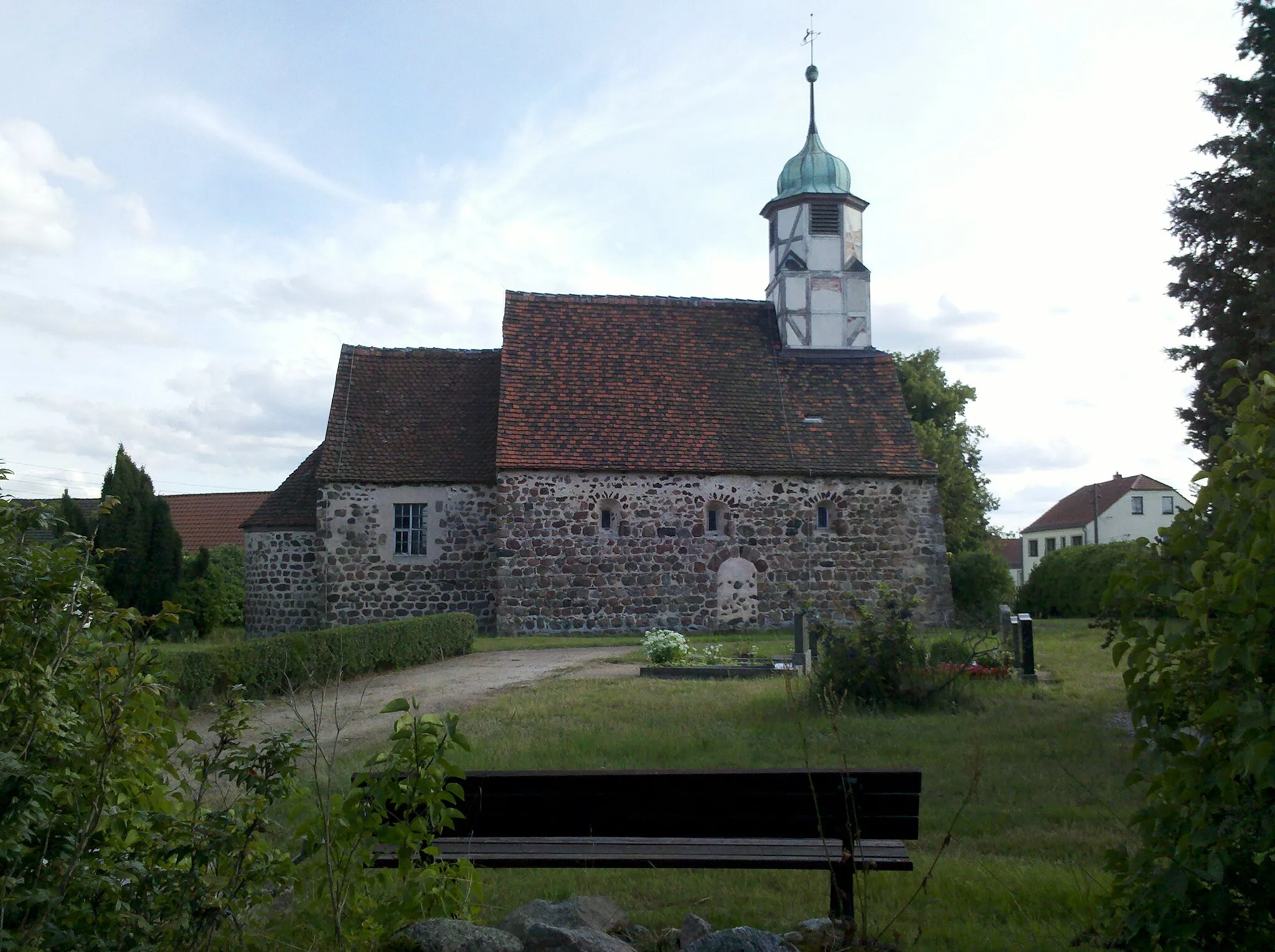 Photo showing: Kirche Weddin -Nordansicht- im August 2020