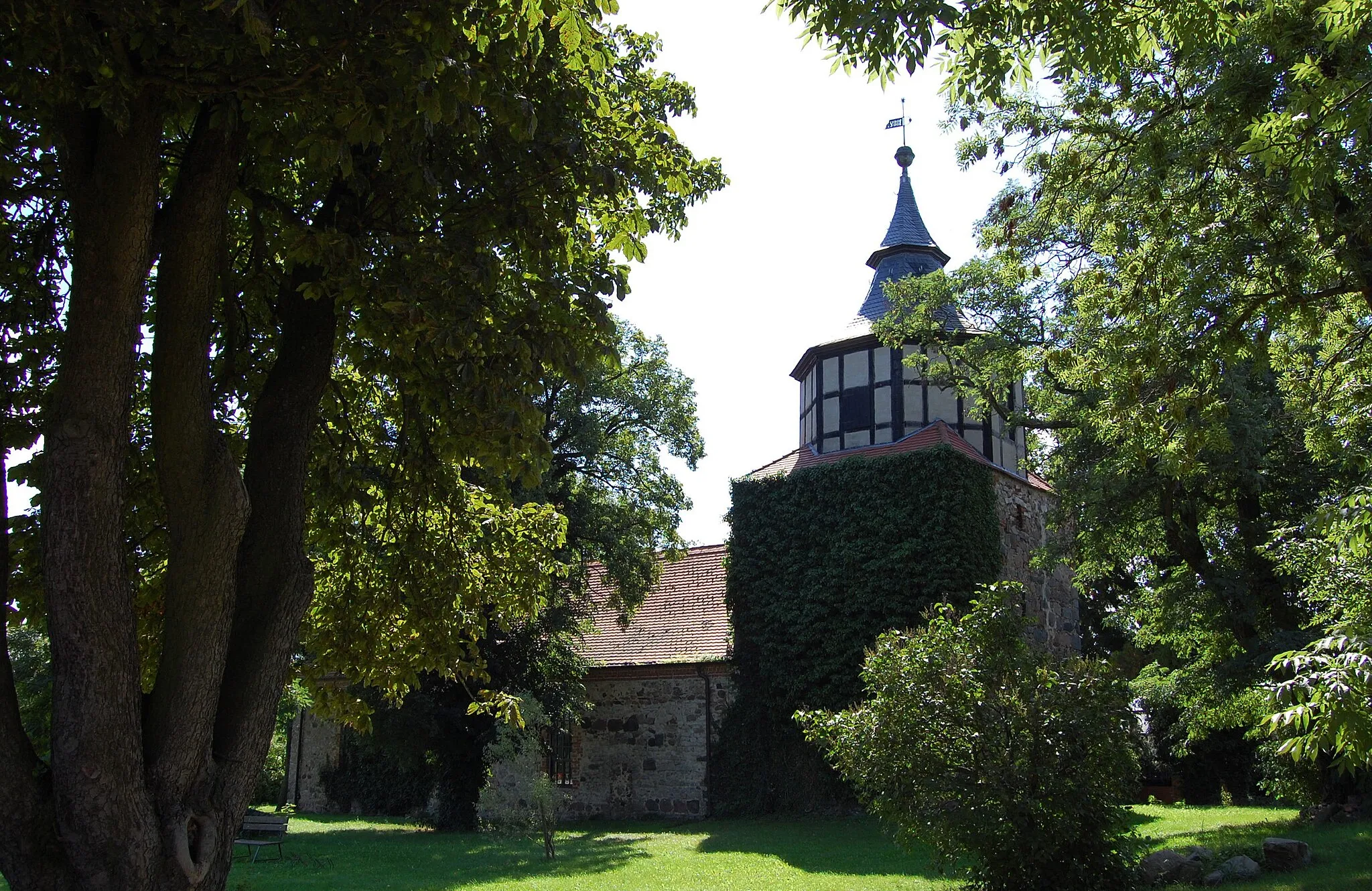 Photo showing: Turm der Dorfkirche Farsleben