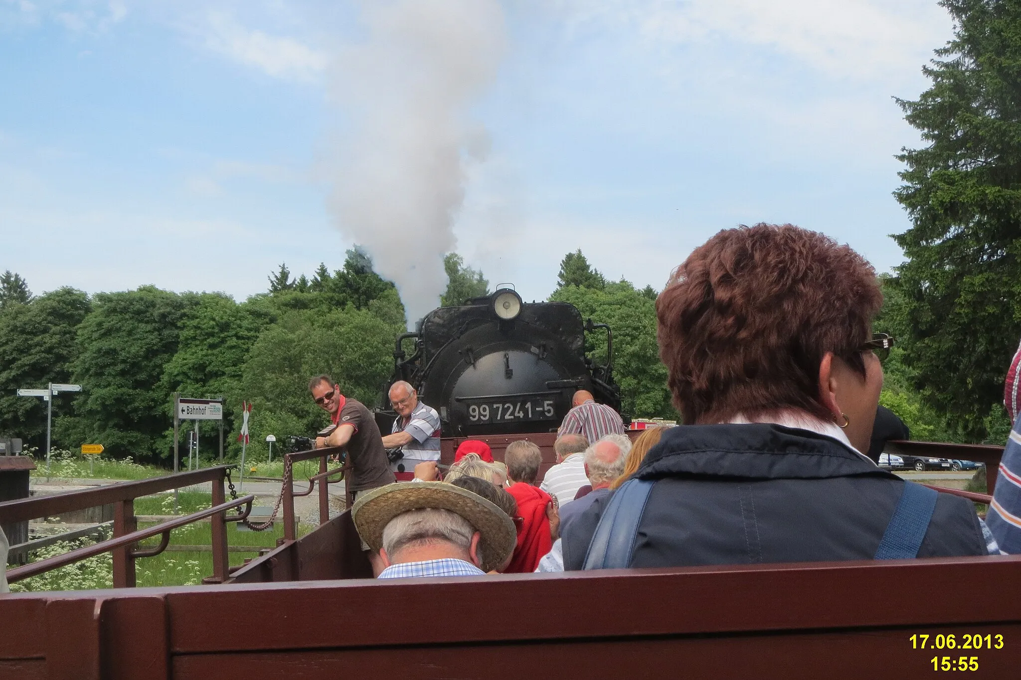 Photo showing: on the final stretch to Wernigerode.