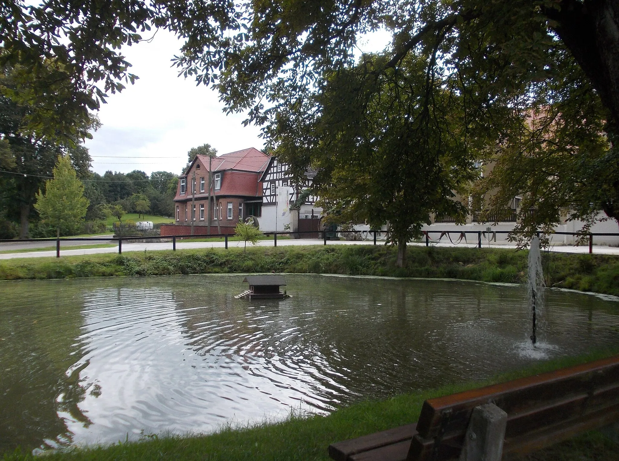 Photo showing: Pond in Beuditz (Naumburg, district: Burgenlandkreis, Saxony-Anhalt)