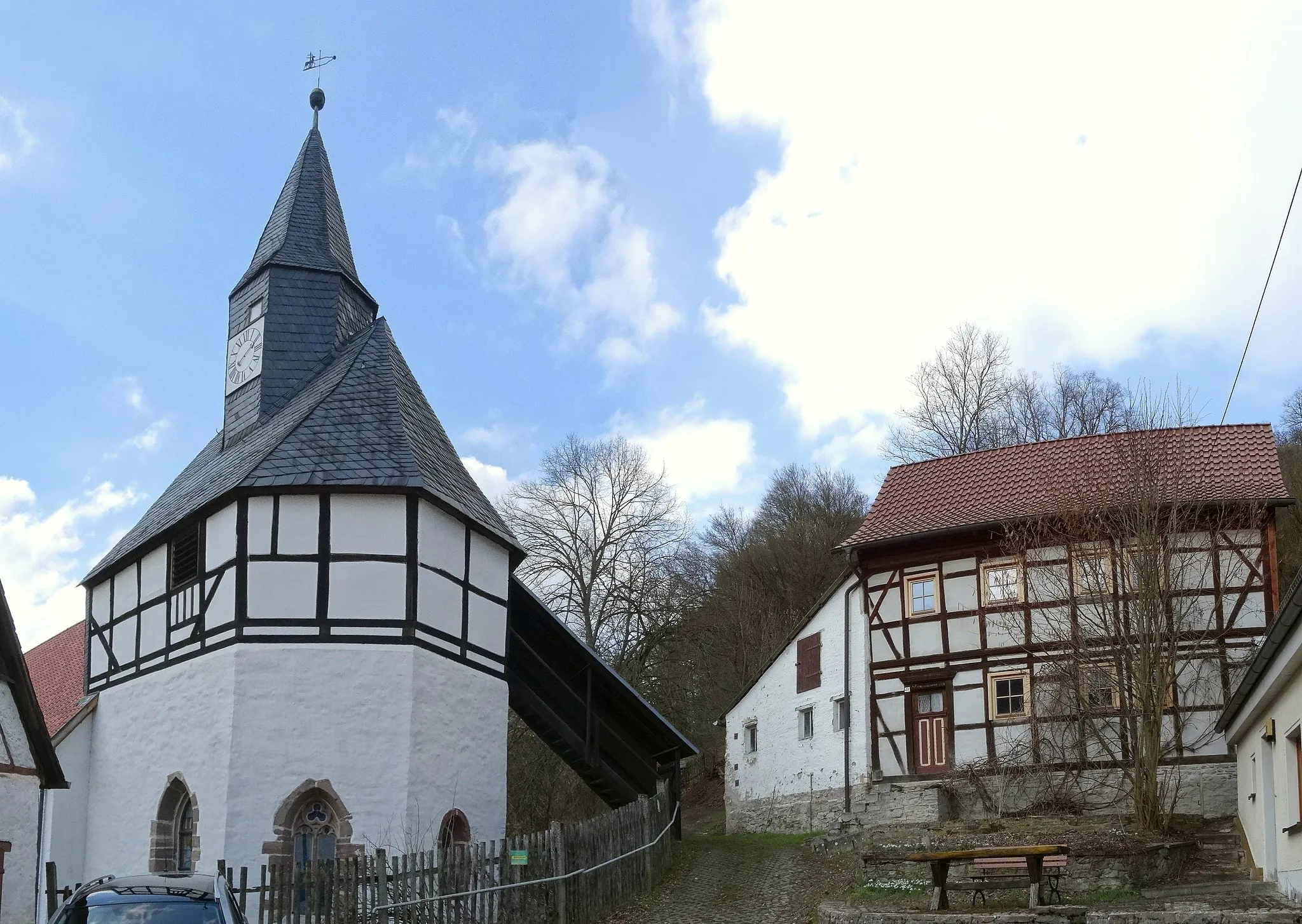 Photo showing: Kirche St. Mariä Geburt in Questenberg