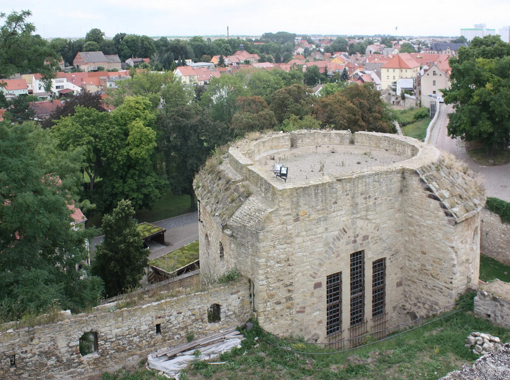 Photo showing: Querfurt, the castle, the northeastern roundel