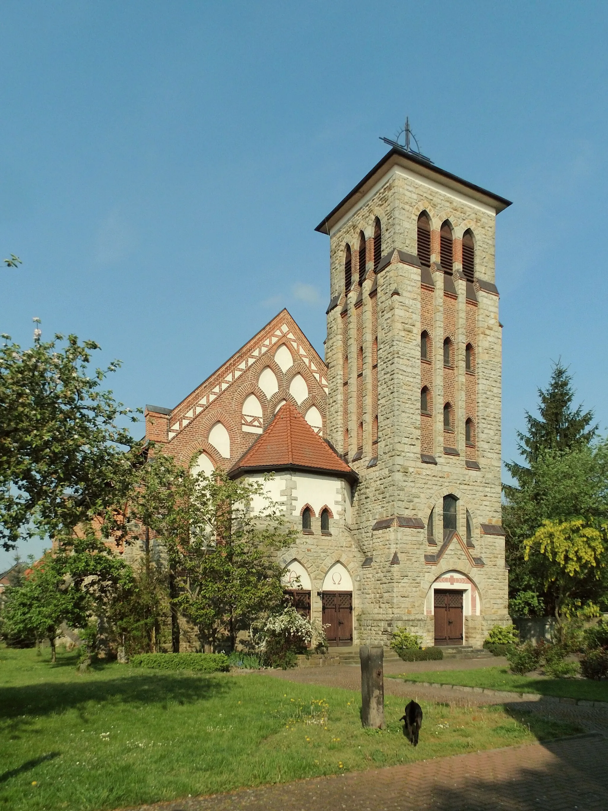 Photo showing: Katholische Kirche "Herz Jesu" in Oebisfelde (Sachsen-Anhalt)