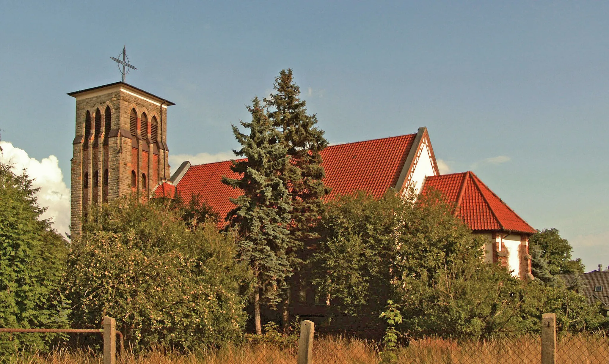 Photo showing: Katholische Herz-Jesu-Kirche in Oebisfelde (Sachsen-Anhalt)