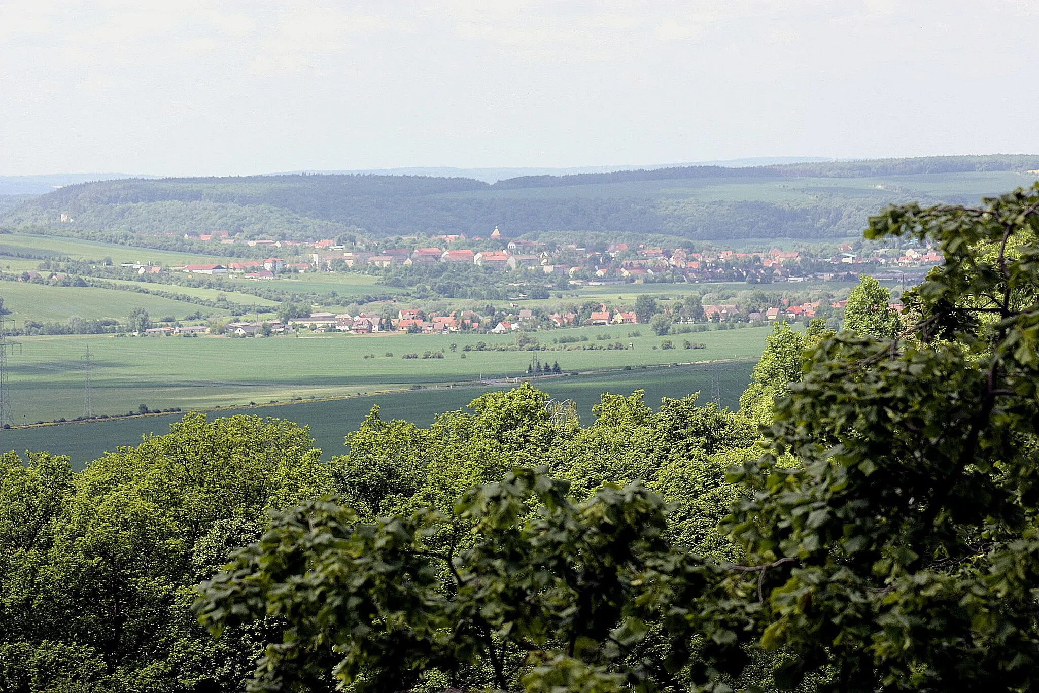 Photo showing: Steigra, view to Nebra
