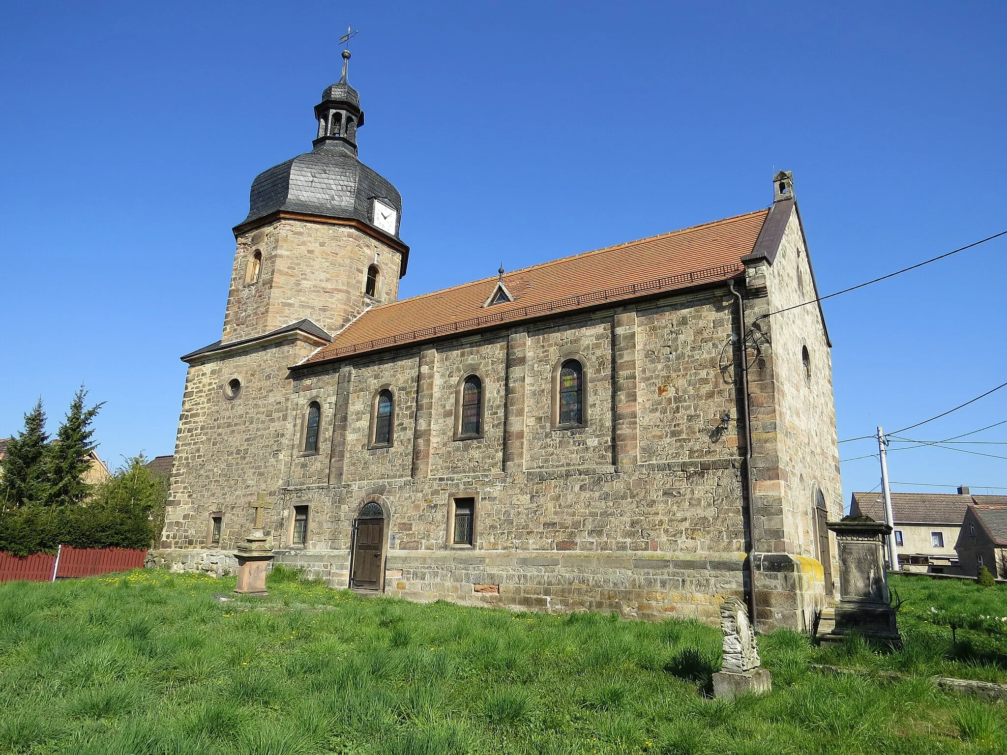 Photo showing: Kirche in Liederstädt, Querfurt