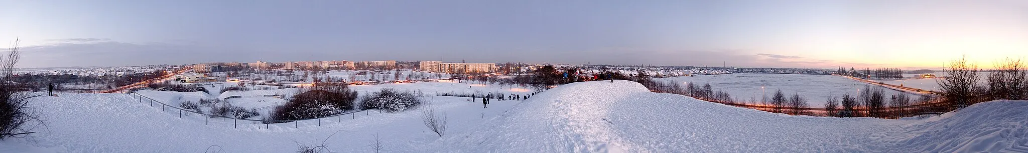 Photo showing: Kümmelsberg Panorama 180°, 04.01.2010