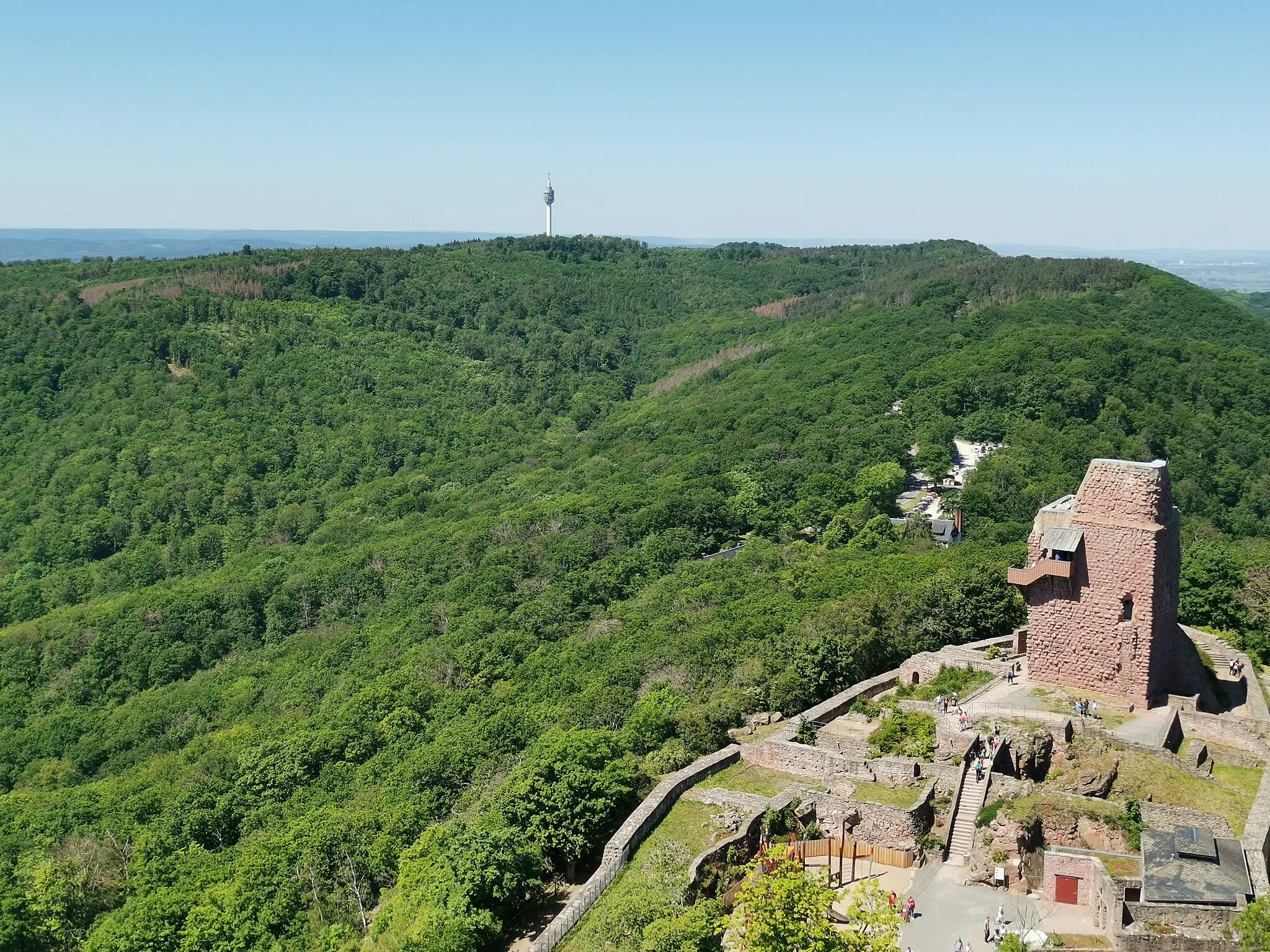 Photo showing: Blick vom Kyffhäuserdenkmal