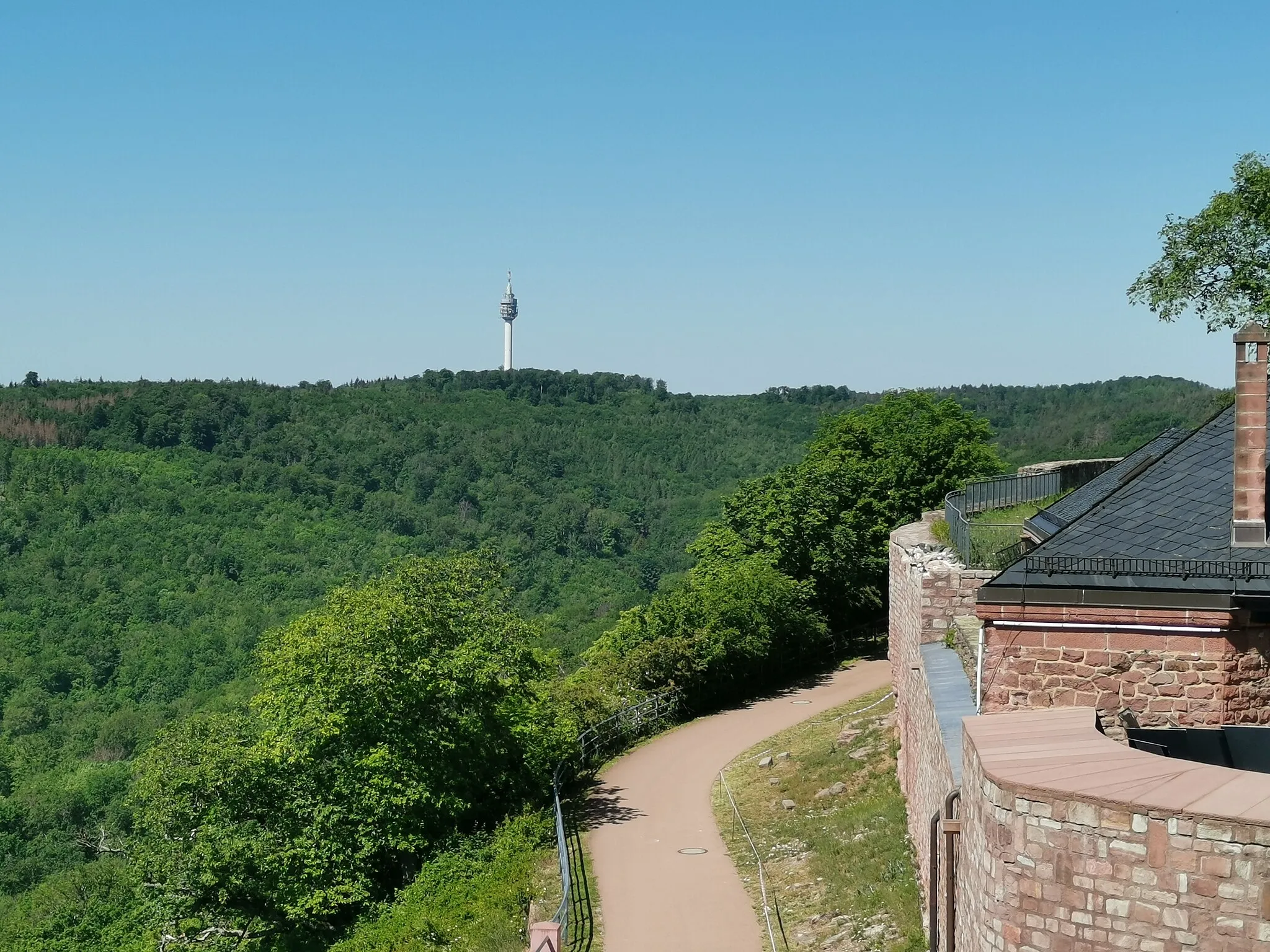 Photo showing: Blick vom Kyffhäuserdenkmal