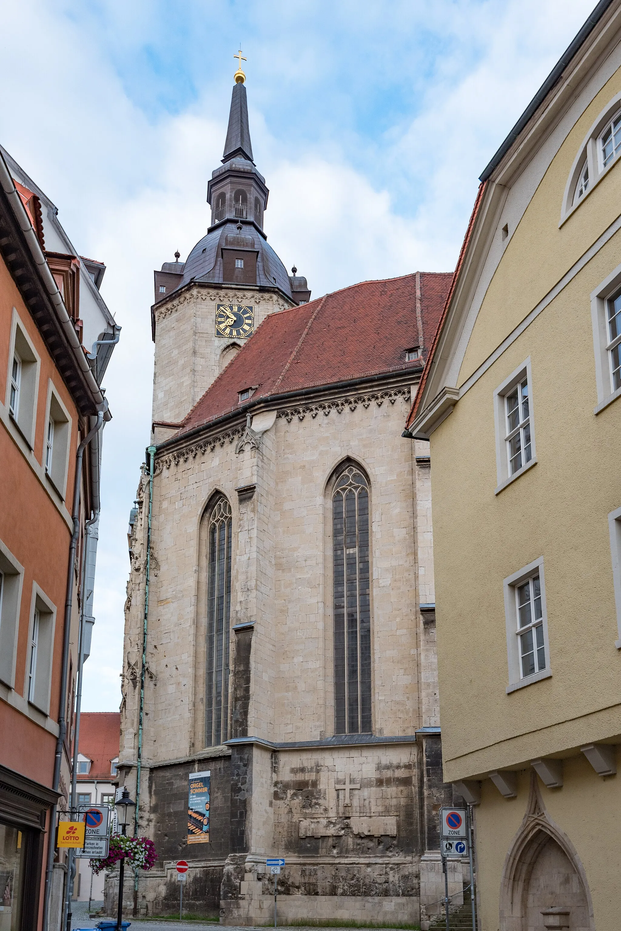Photo showing: Naumburg (Saale), Topfmarkt, St. Wenzel
