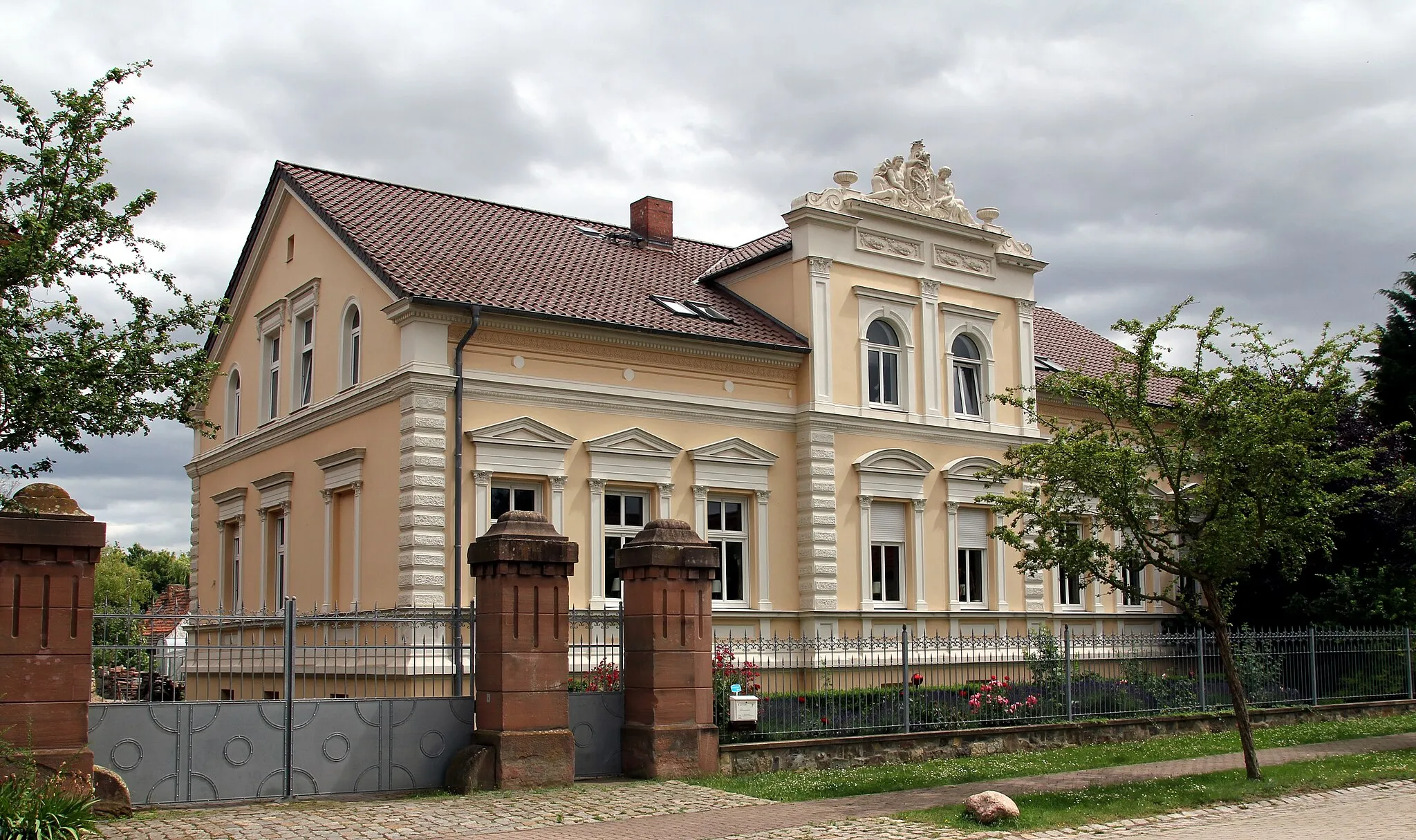 Photo showing: Bauernhaus Dorfstraße 7 Schackensleben