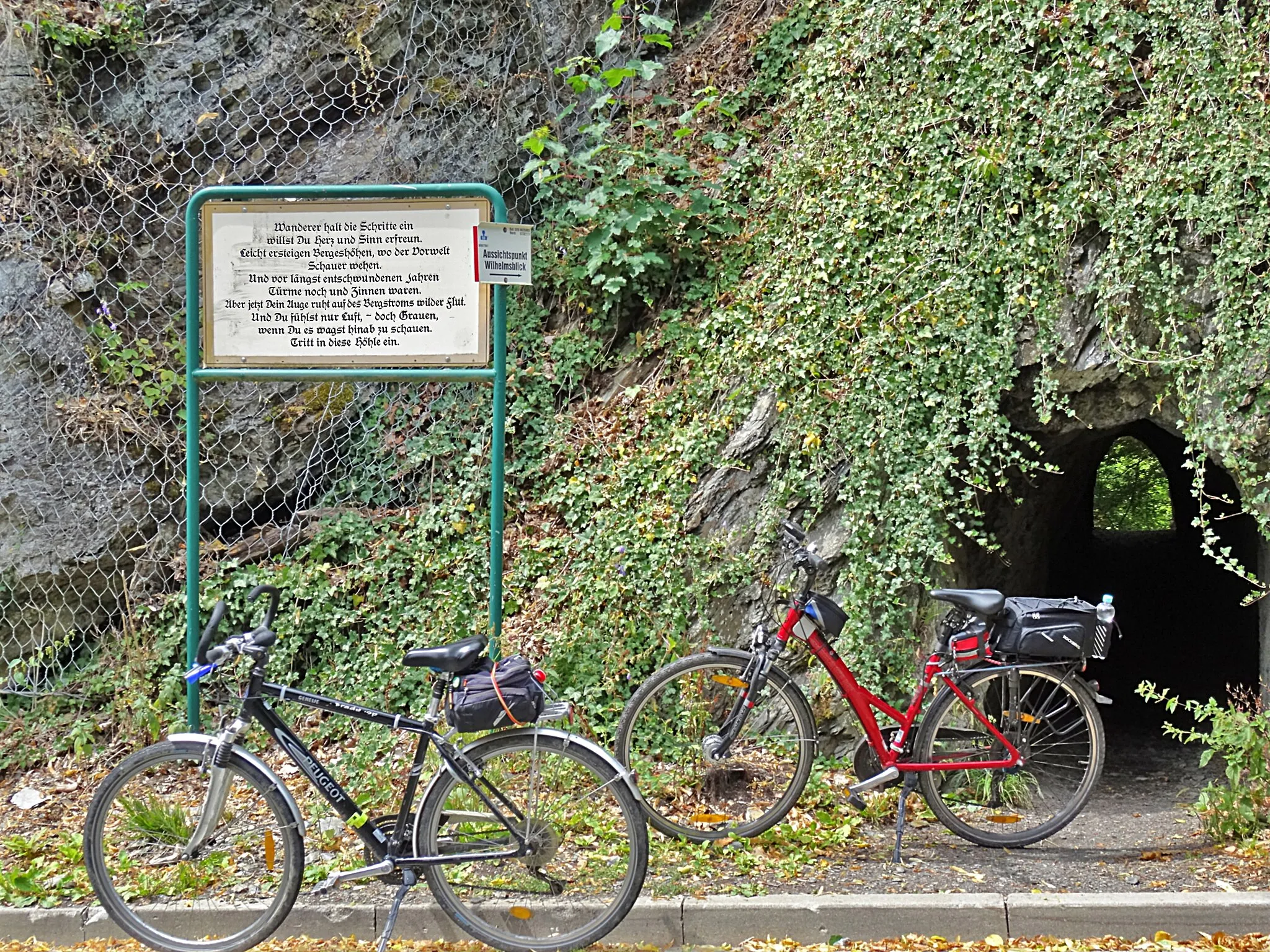 Photo showing: Tunneleingang zum „Wilhelmsblick“