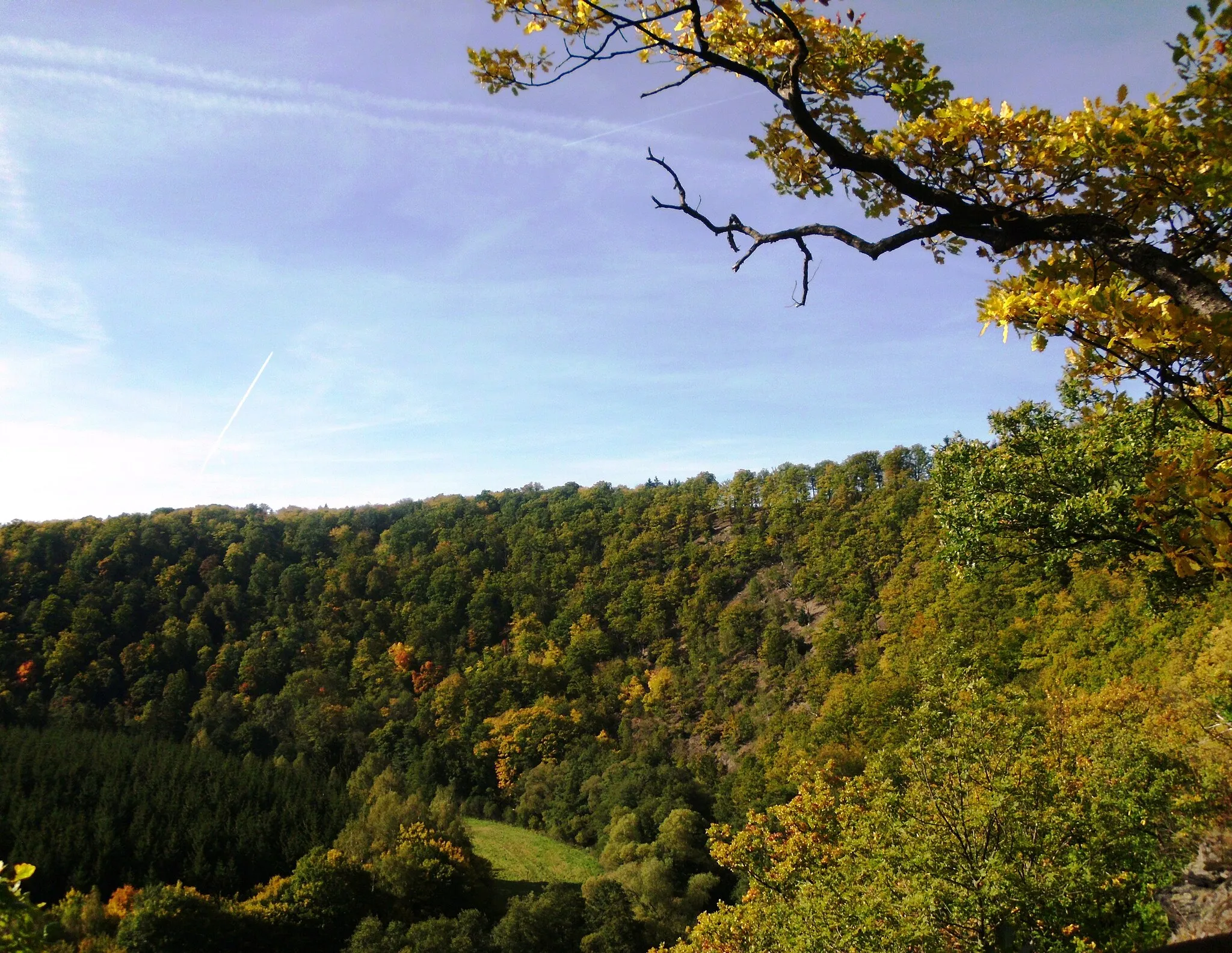 Photo showing: Aussicht vom Wilhelmsblick, Treseburg, Stadt Thale