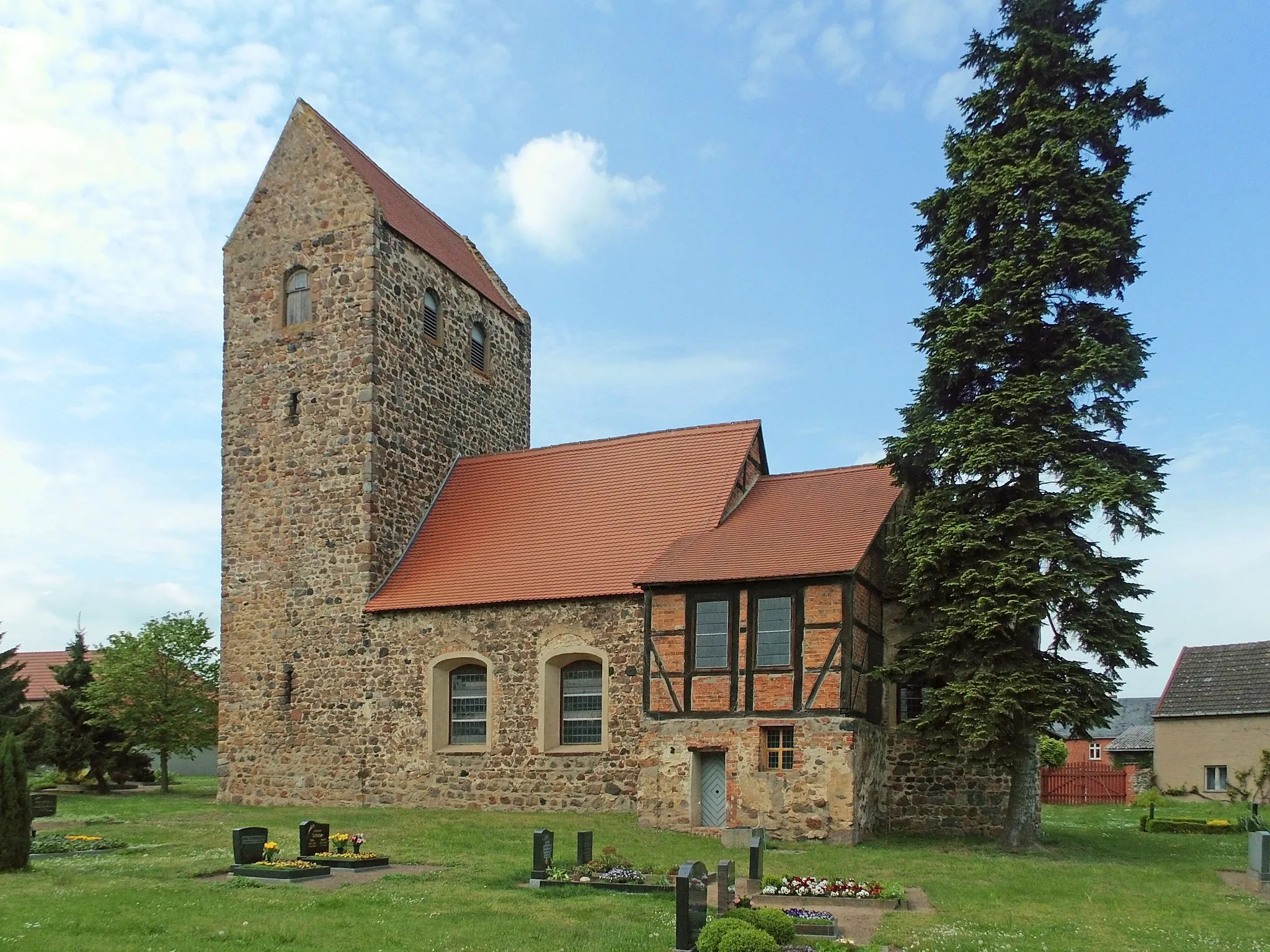 Photo showing: Ev. Kirche in Engersen bei Kalbe (Milde)