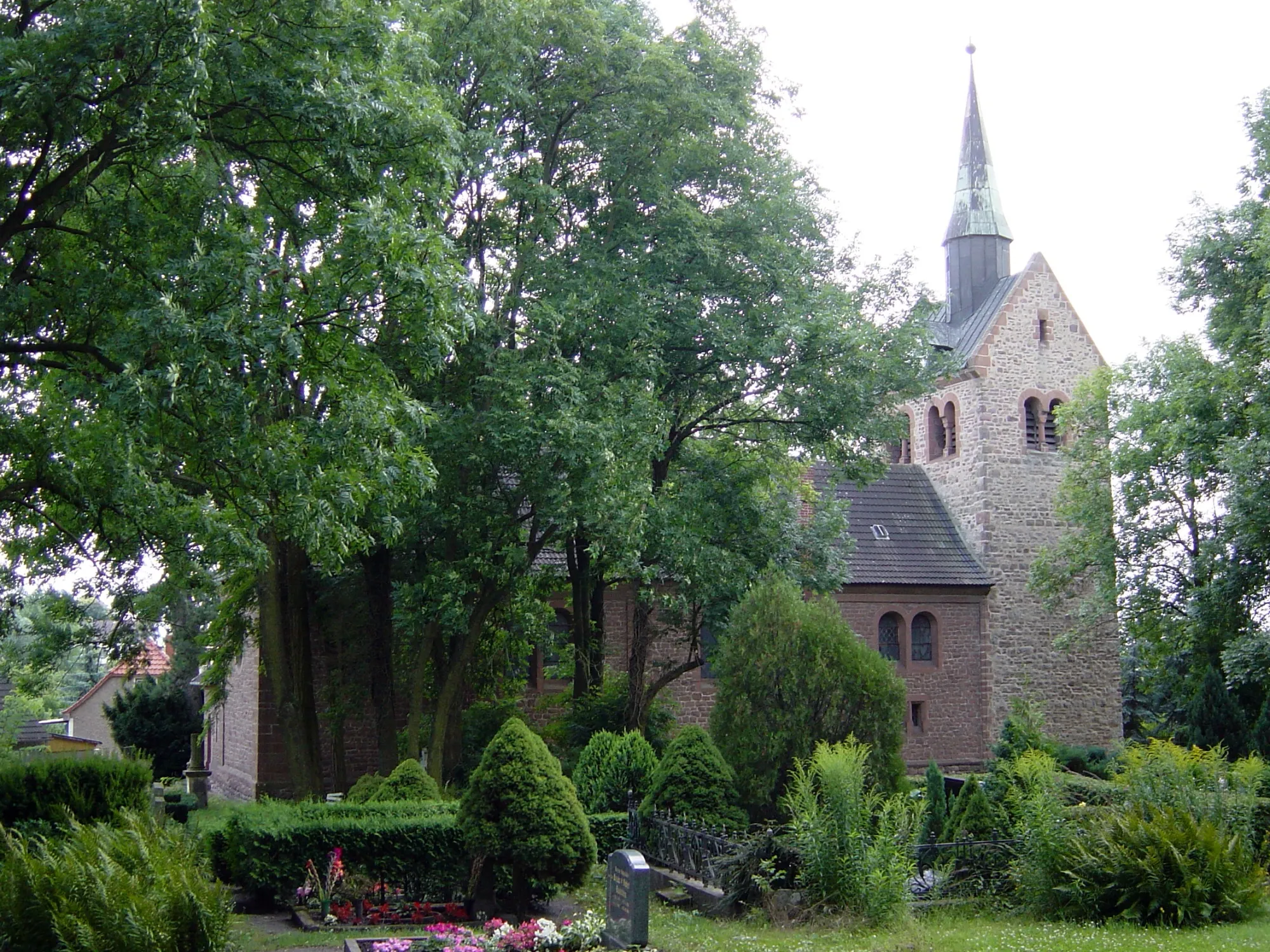 Photo showing: Protestant church in Nordgermersleben, Germany