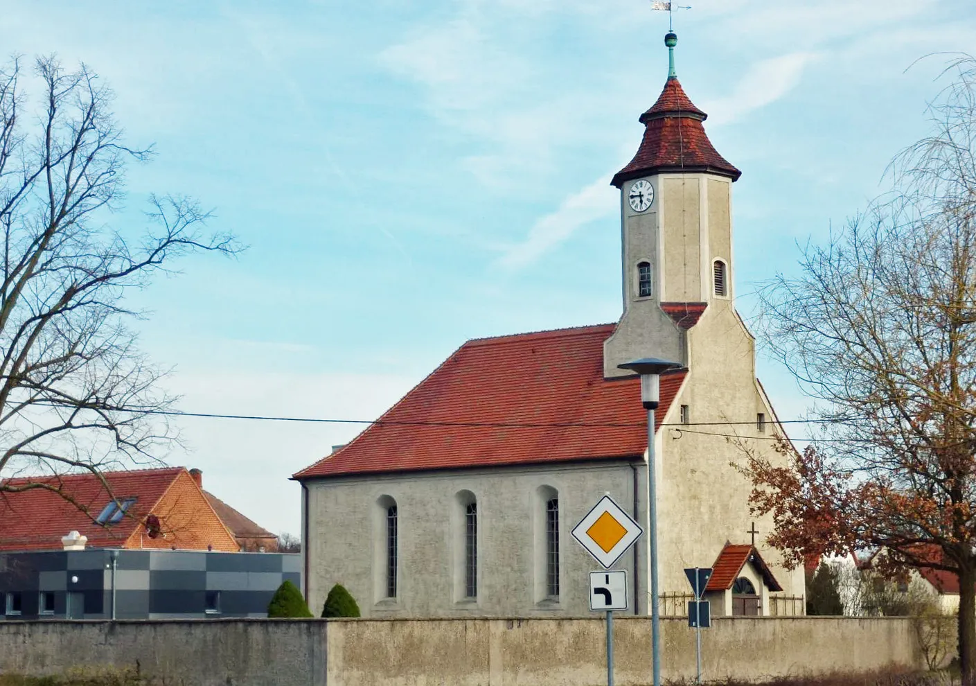 Photo showing: Kirche in Sausedlitz
