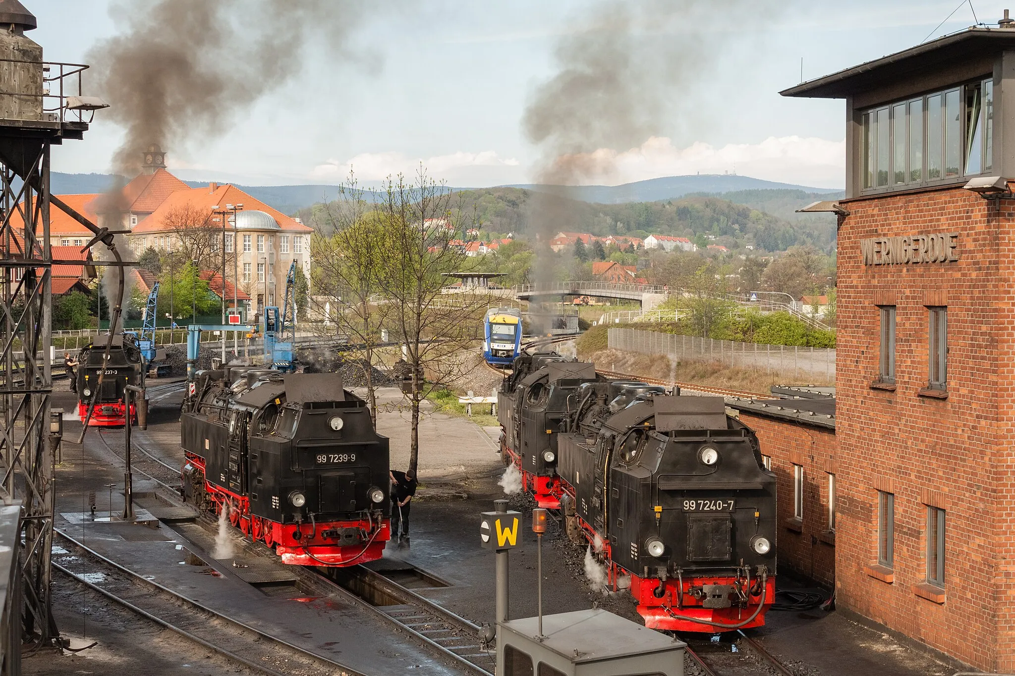 Photo showing: Lokeinsatzstelle Wernigerode