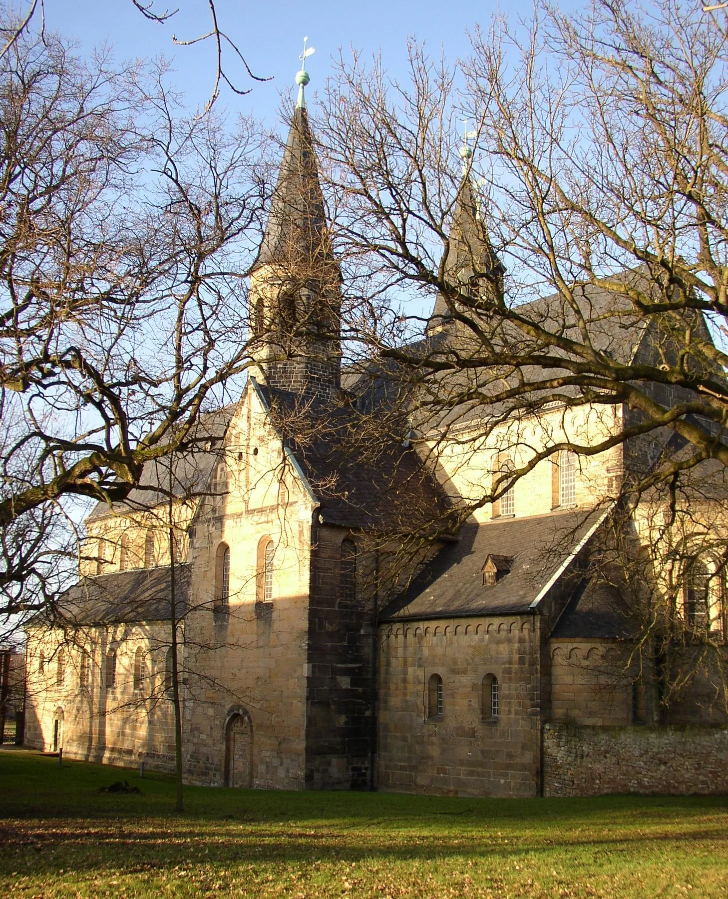 Photo showing: Romanesque church Hamersleben in Saxony-Anhalt, Germany