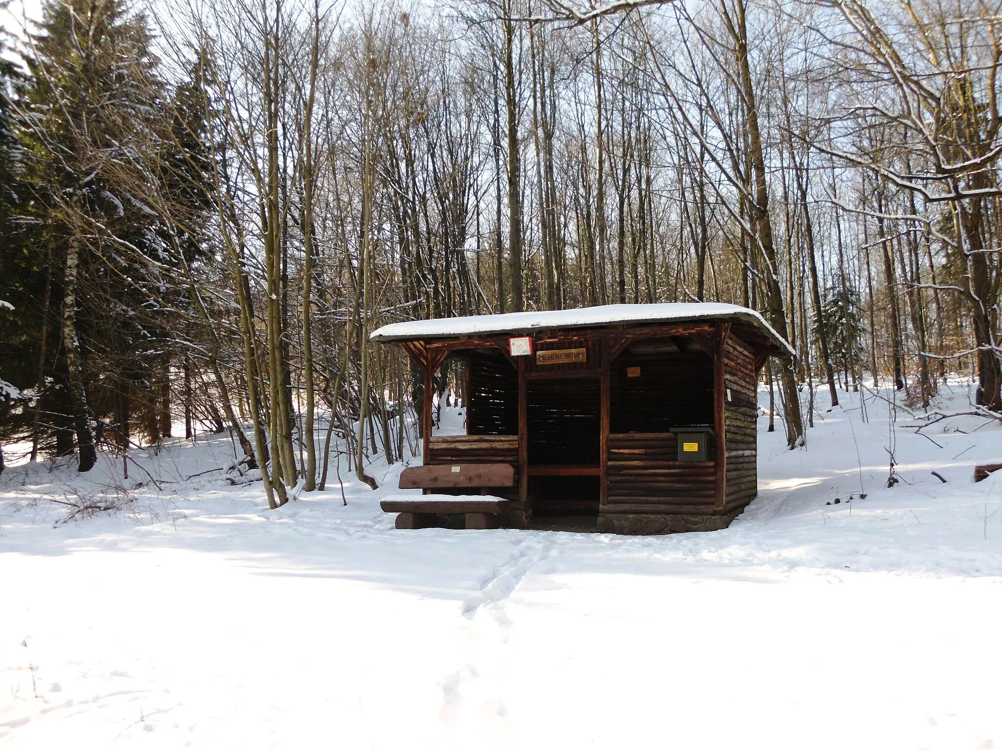 Photo showing: Schutzhütte an der Helenenruh bei Wieda