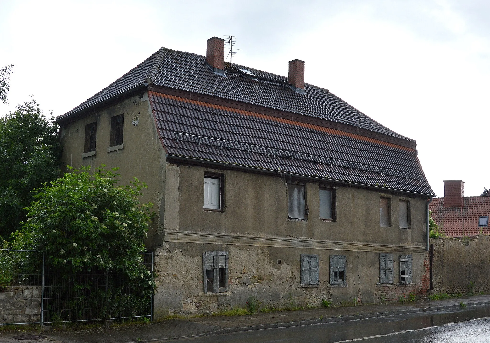 Photo showing: Haus Lange Hauptstraße 12 in Remkersleben