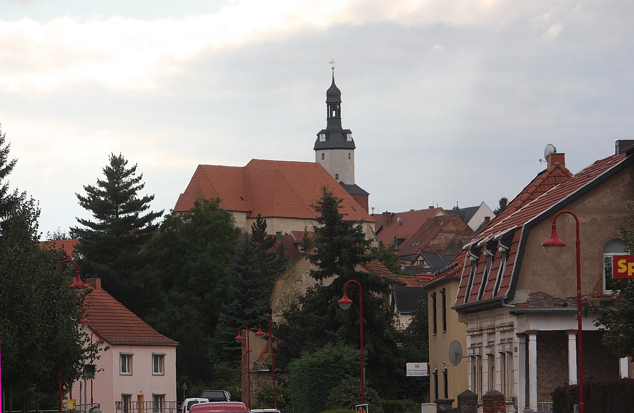 Photo showing: Mansfeld, Blick zur Stadtkirche St. Georg